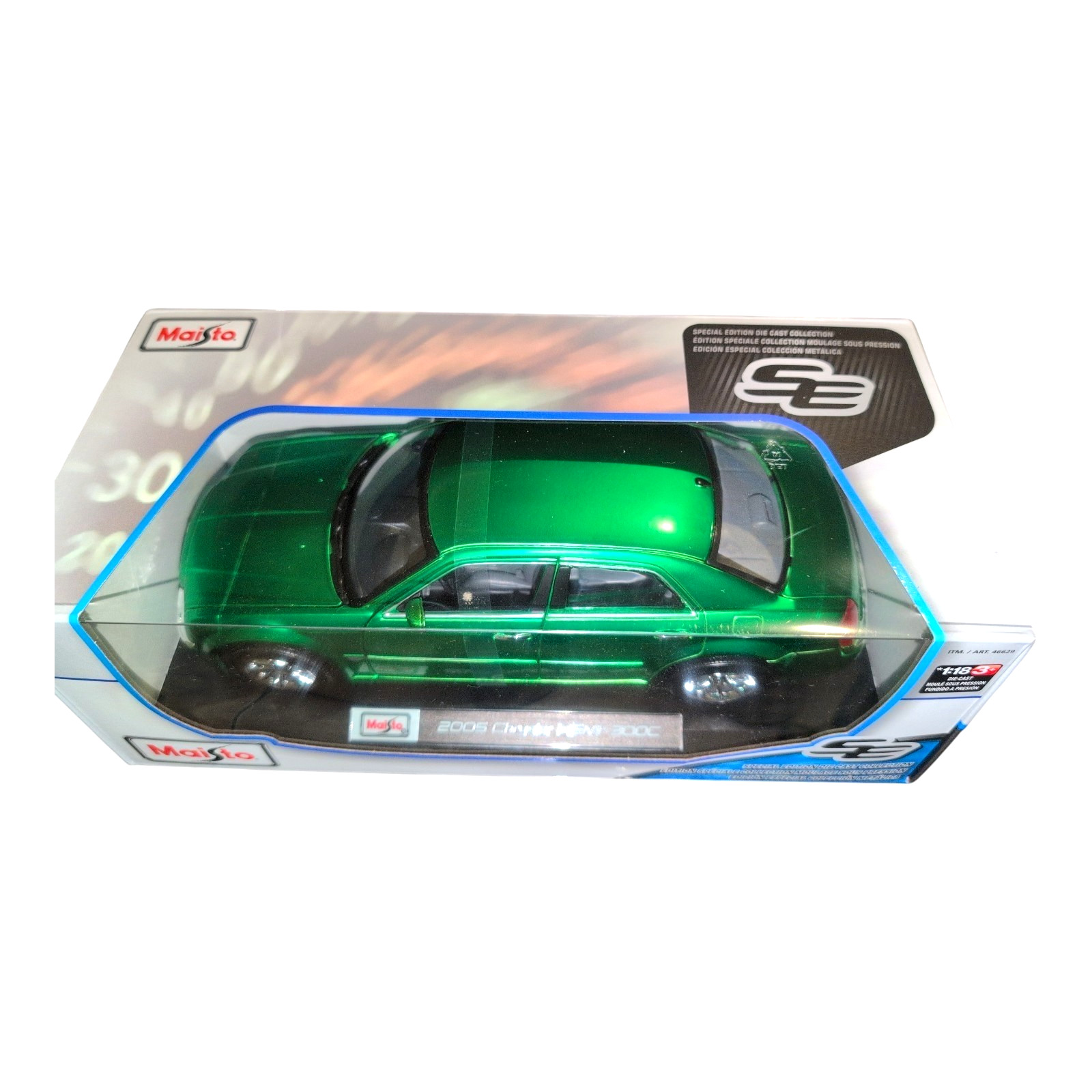 Maisto 1:18 2005 Chrysler HEMI 300C Diecast Model Car Special Edition – Green