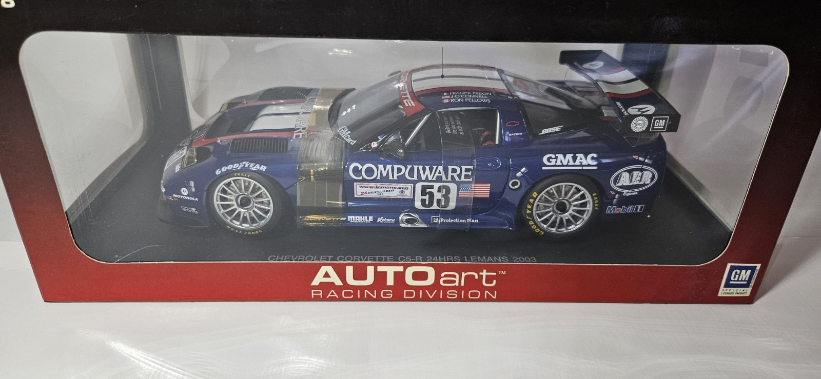 2003 Corvette C5R #53 Auto Art Racing Division 1:18 NEW SEALED 24Hrs Lemans