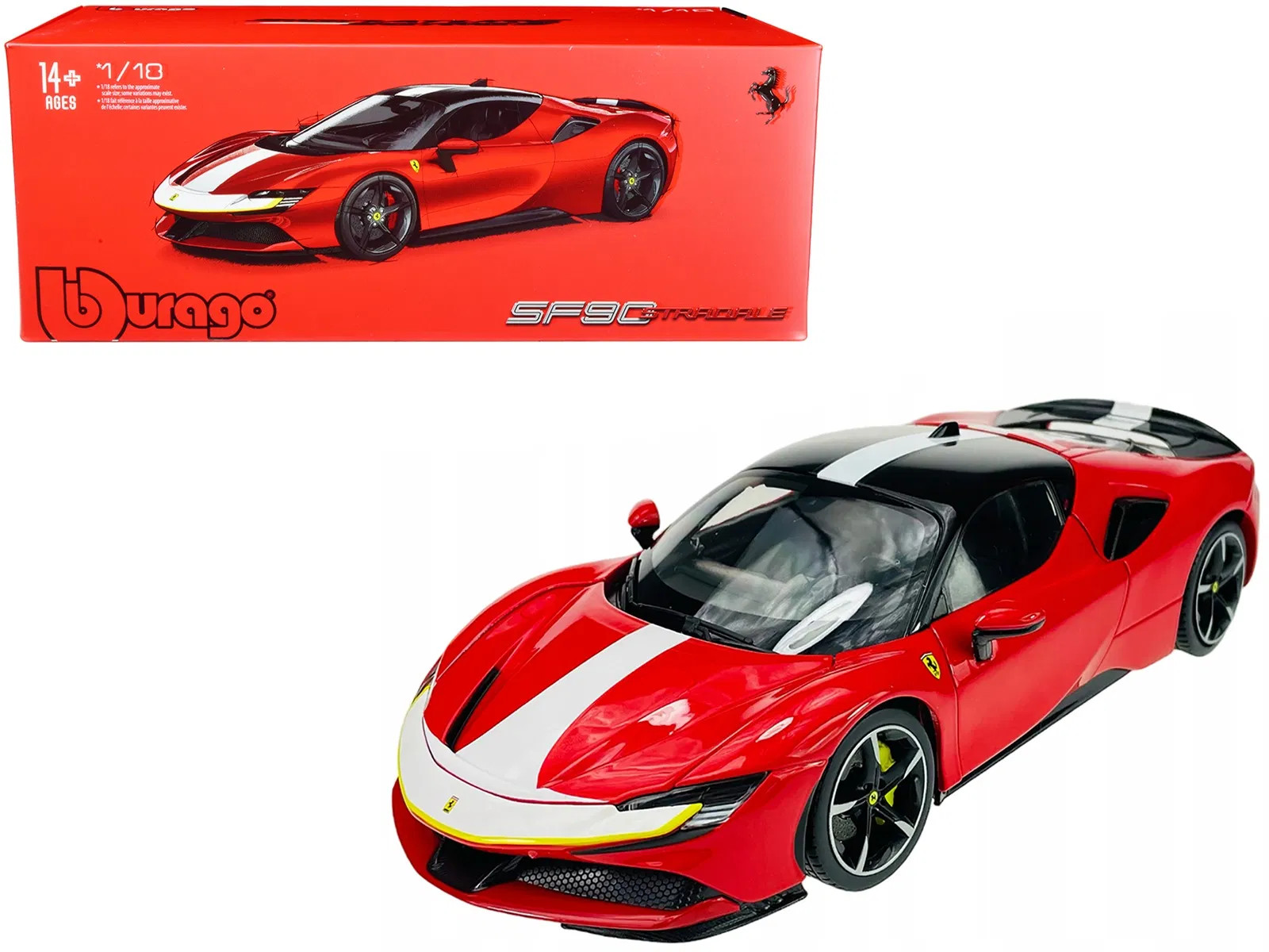 1/18 Ferrari SF90 Stradale Assetto Fiorano Red Signature Series