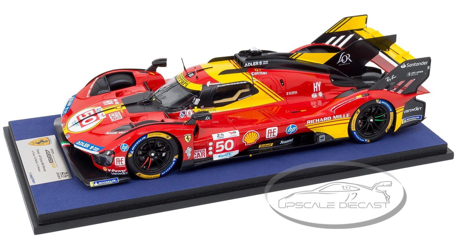 Looksmart 1/18 Ferrari 499P #50 Le Mans 24 hour 2024 Winner NEW LS18LM048