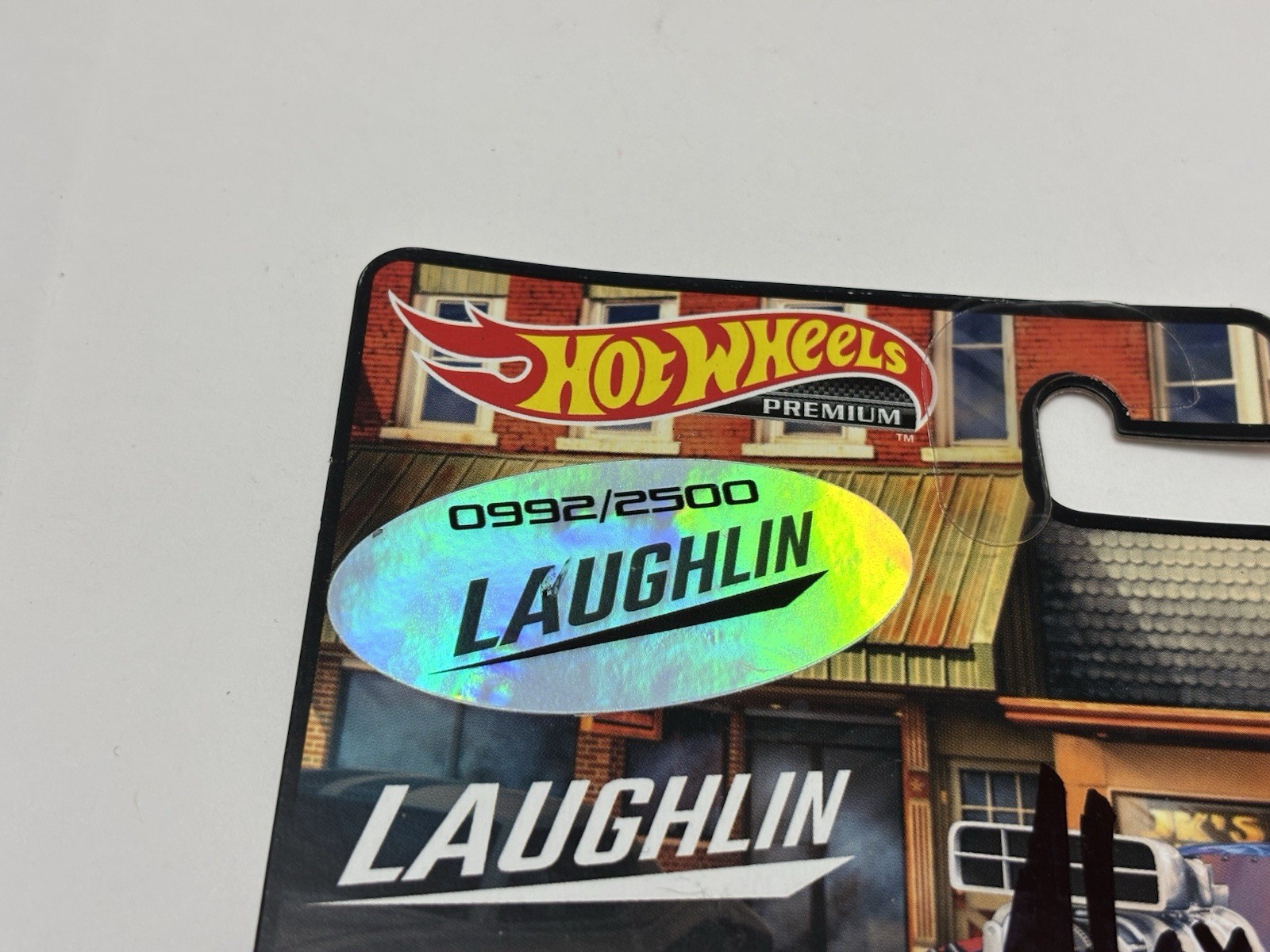 Hot Wheels Boulevard #51 Signed Laughlin ’12 Corvette Z06 Drag Racer (Blue) CASE