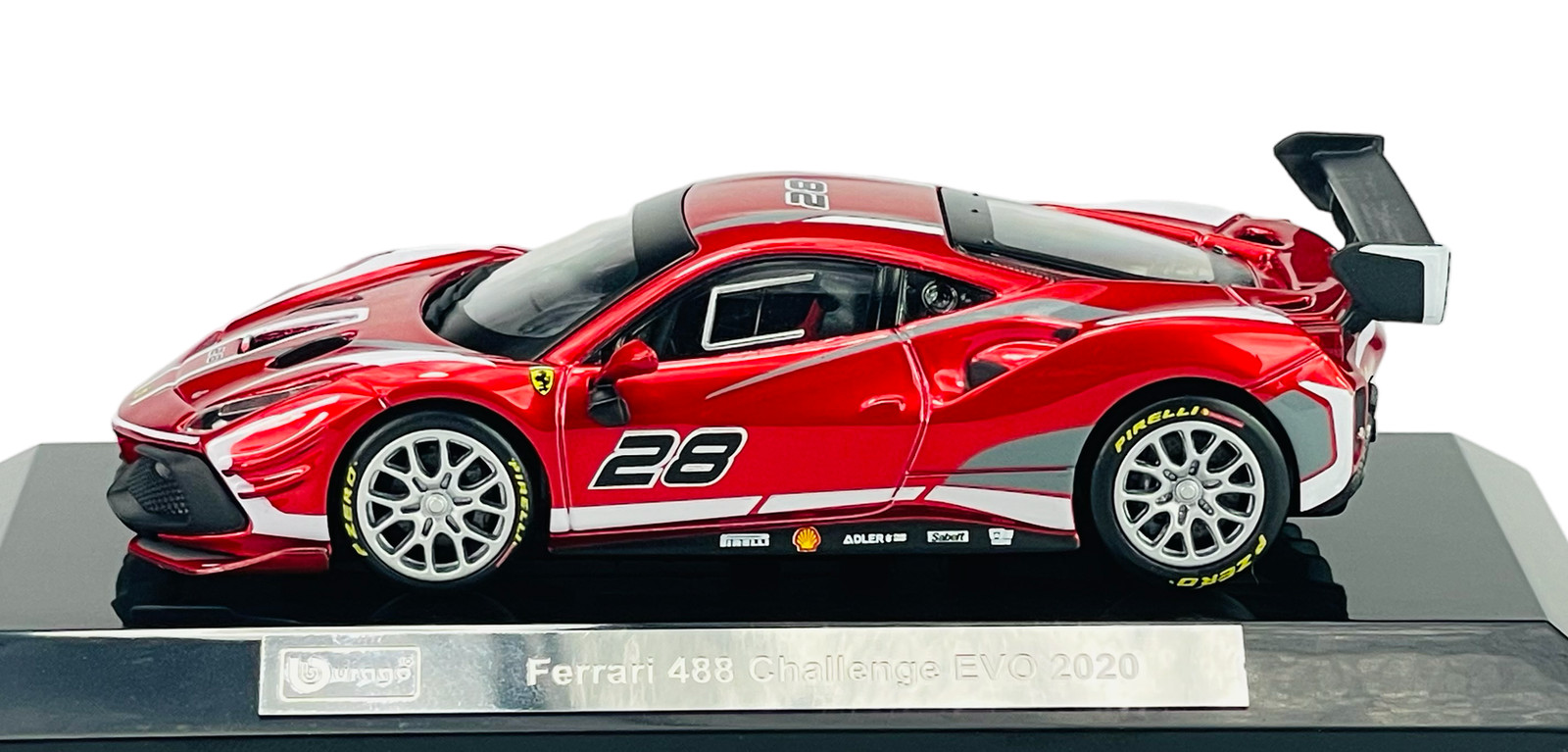 BBURAGO 2020 FERRARI 488 CHALLENGE EVO SIGNATURE SERIES RED 1:43 NEW IN BOX