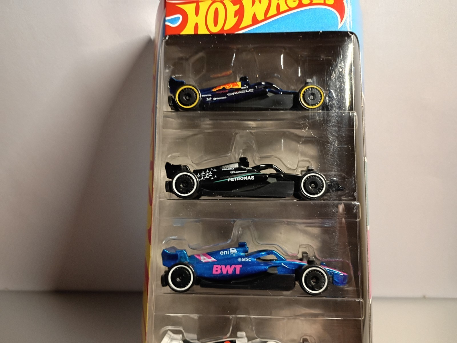 Hot Wheels 2025 Formula 1 Assorted Race Cars 5 Pack Diecast 1:64 Scale New