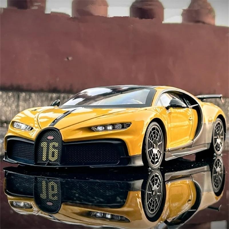NEW 1:18 Bugatti Chiron Pur Sport Car Diecast Alloy Metal Model Collection Gift
