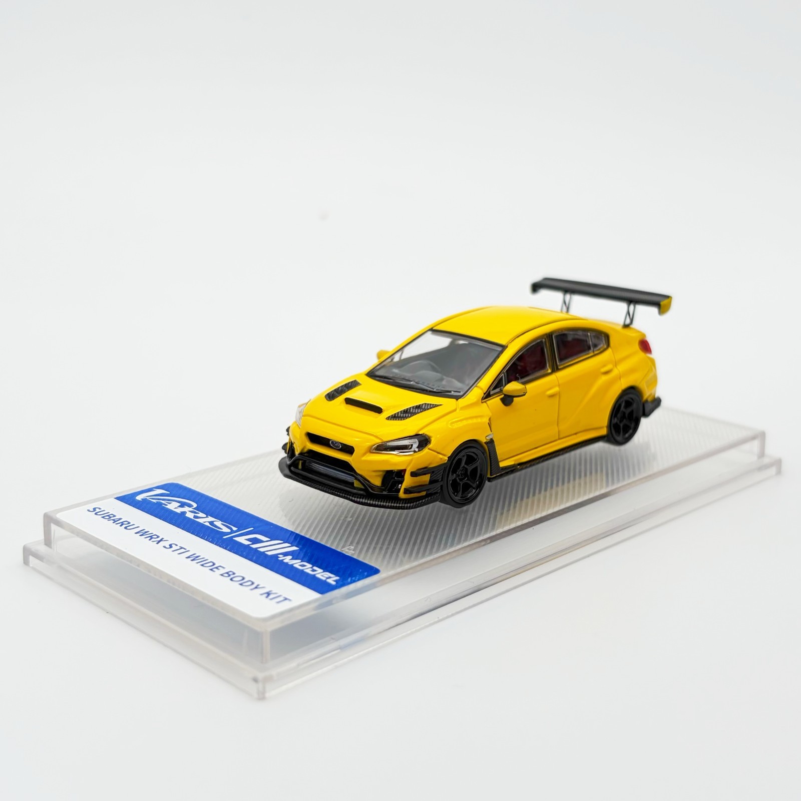CM-Model 1:64 Subaru STi Varis Widebody 1.0 – Yellow CM64-STI-08