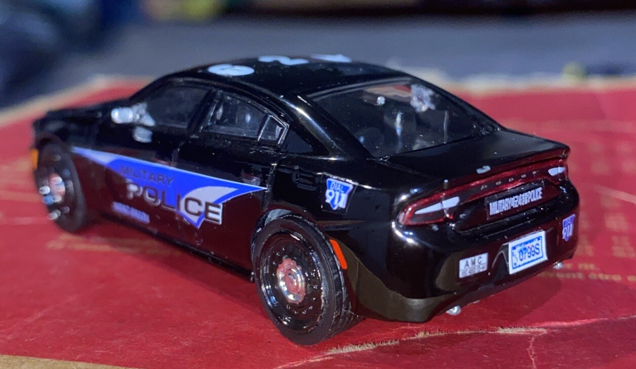 2021 Dodge Charger Pursuit United States Military Police Unit 1 Of 1 Kitbash