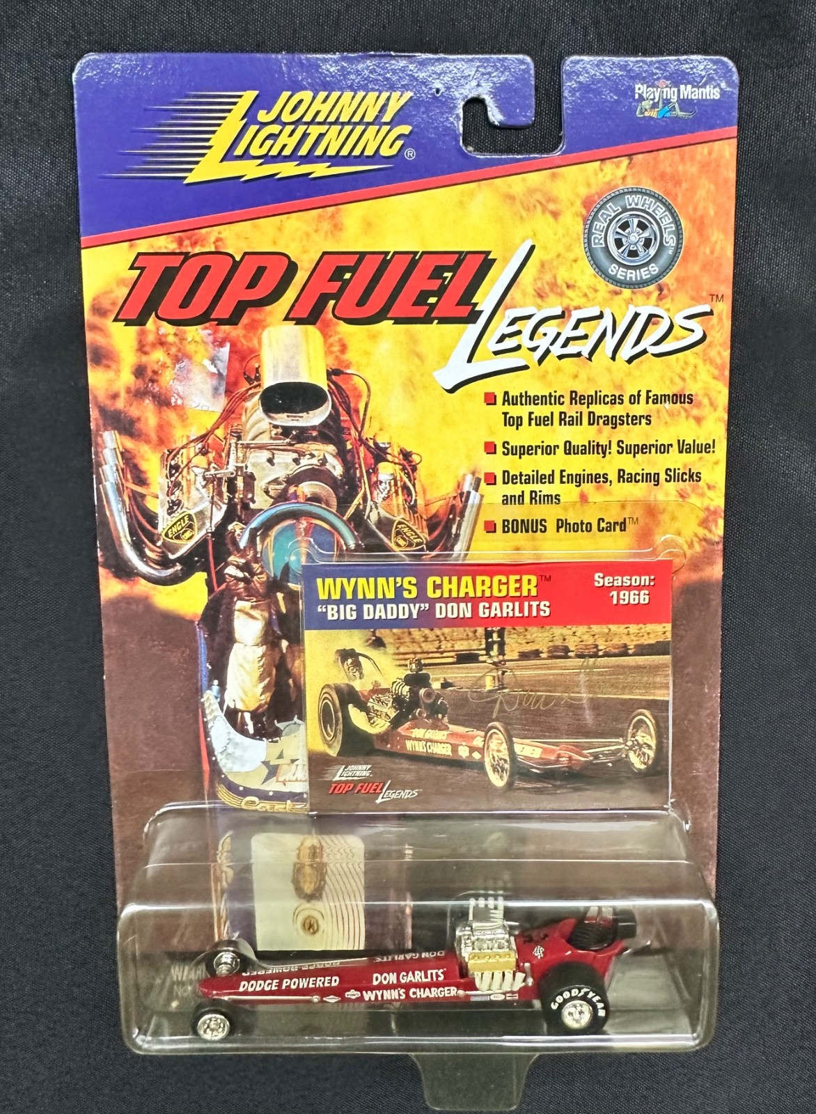 1966 Wynn’s Charger Big Daddy Don Garlits Johnny Lightning Top Fuel Legends
