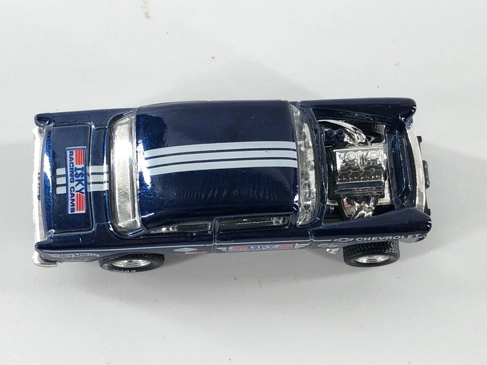 Hot Wheels ’55 Chevy Bel Air Gasser Blue 2014 Super Treasure Hunt Loose