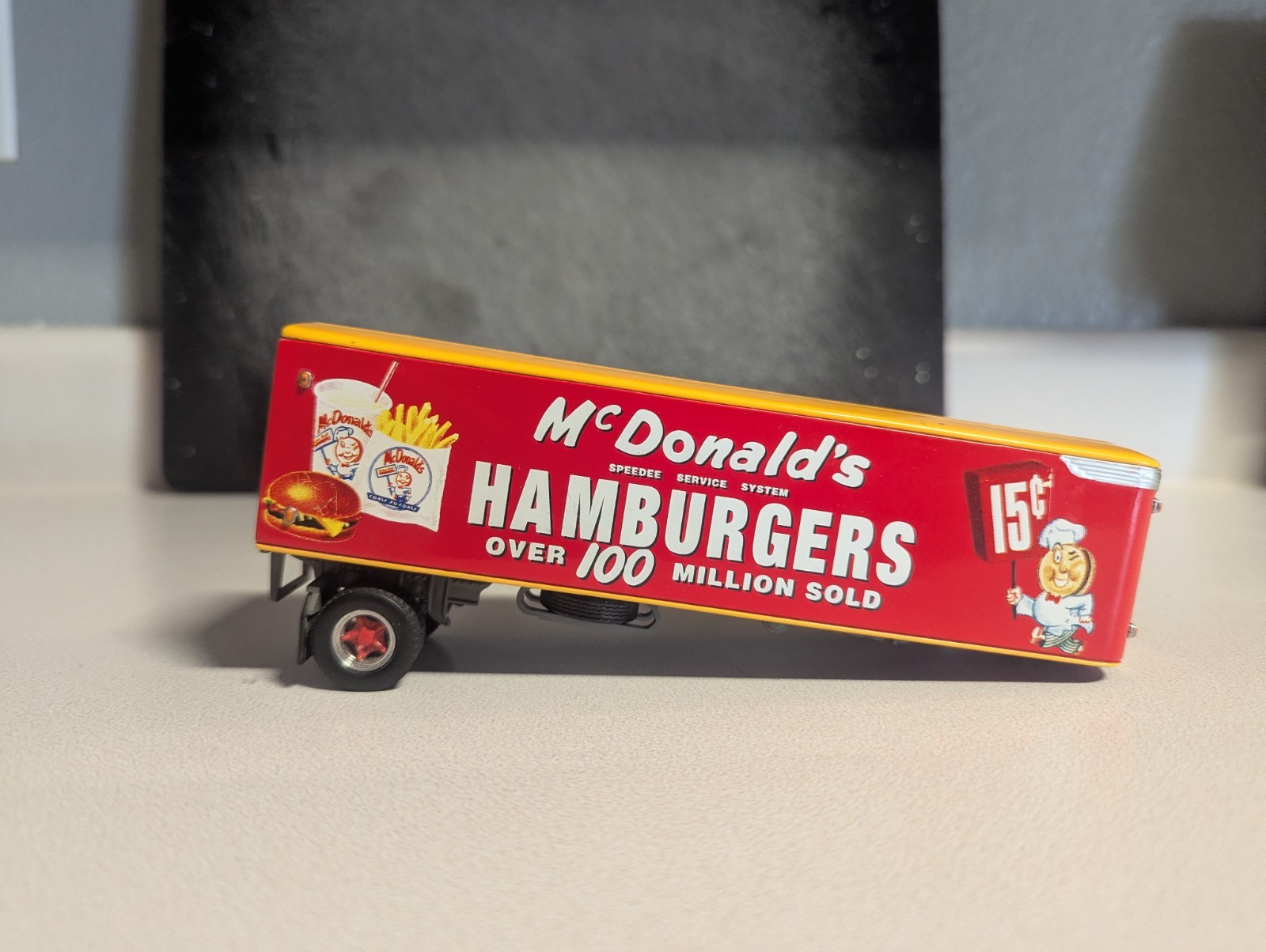 1955 Mack B-61 Trailer Model With McDonald’s Branding