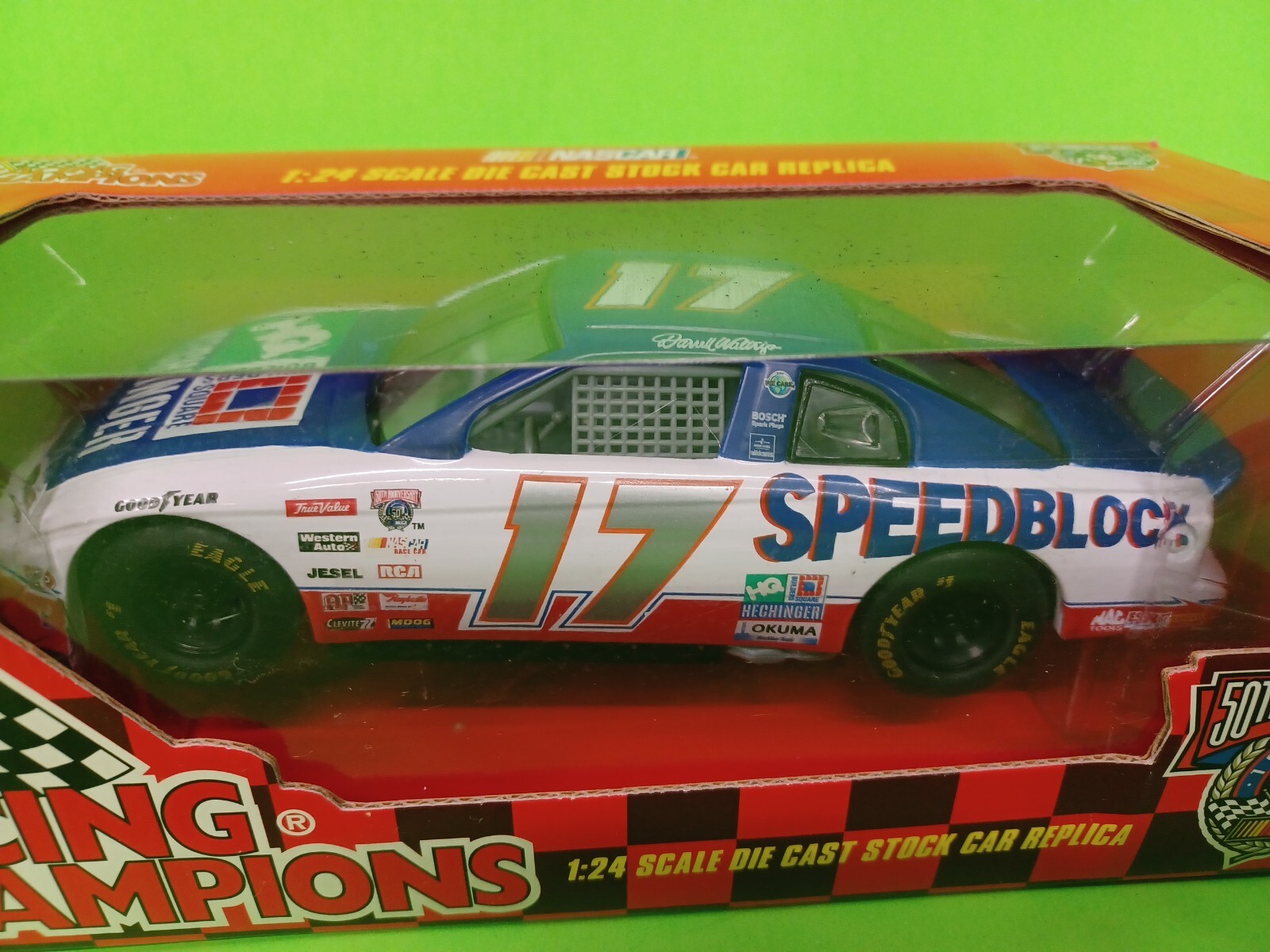 Diecast NASCAR Racing Champions 1:24 50th anniversary Darrell Waltrip 1998