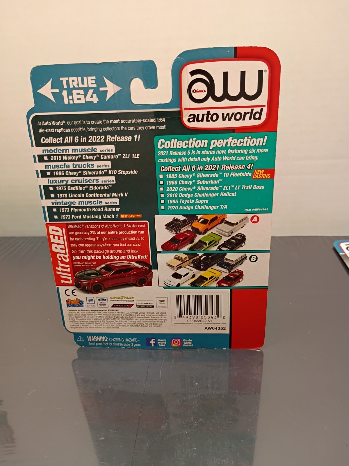 Auto World Premium 2022 Release 1 Set B Complete 6 Set Car Collection 1:64 NEW