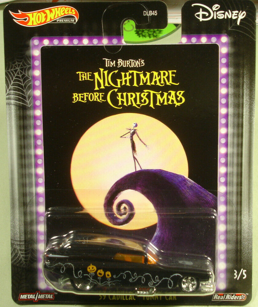 Hot Wheels Nightmare Before Christmas ’59 Cadillac Funny Car 2020 premium new