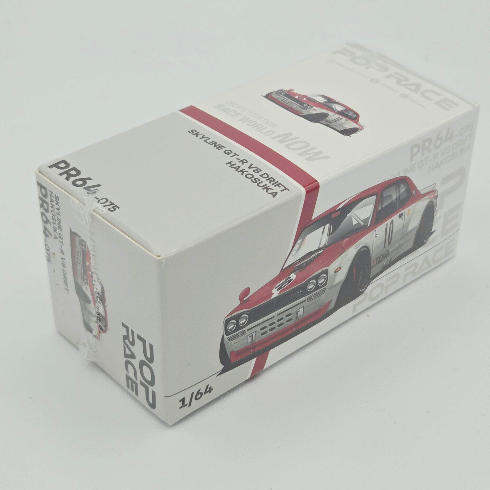 Pop Race Nissan Skyline GT-R V8 Drift Hakosuka – 1:64, Watanabe (2026)