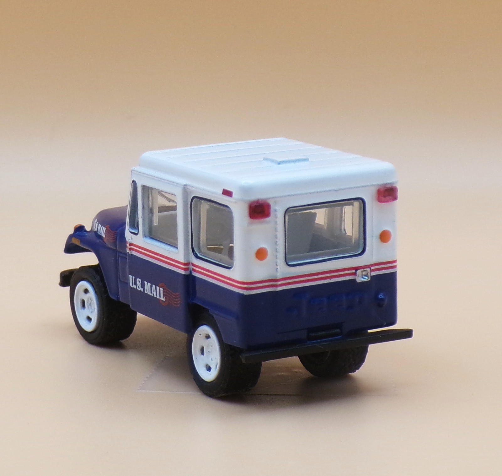 1971 Jeep DJ-5… Norman Rockwell Series …Blue/White USPS.. Greenlight …1:64