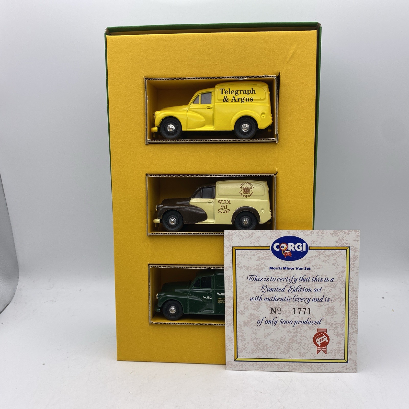 Corgi C91 Morris Minor Van Set – Limited Edition – Boxed