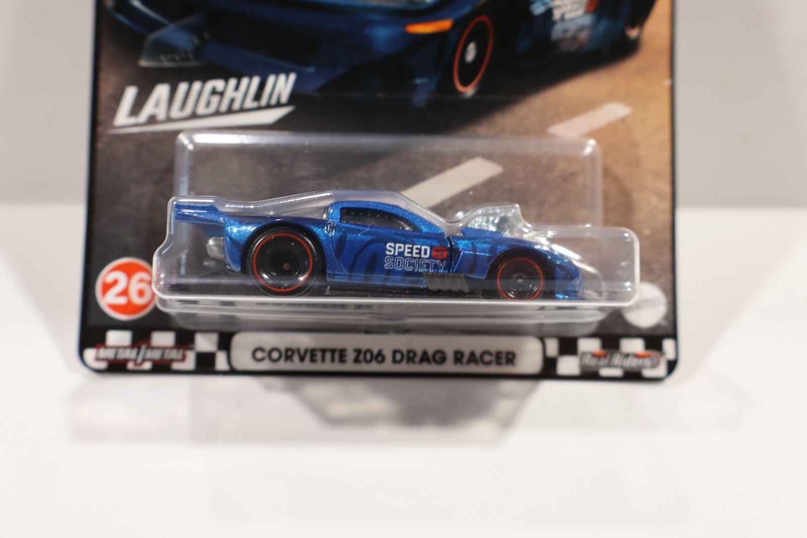 2021 HOT WHEELS 1:64 PREMIUM BOULEVARD #26 BLUE ’12 CORVETTE Z06 DRAG RACER