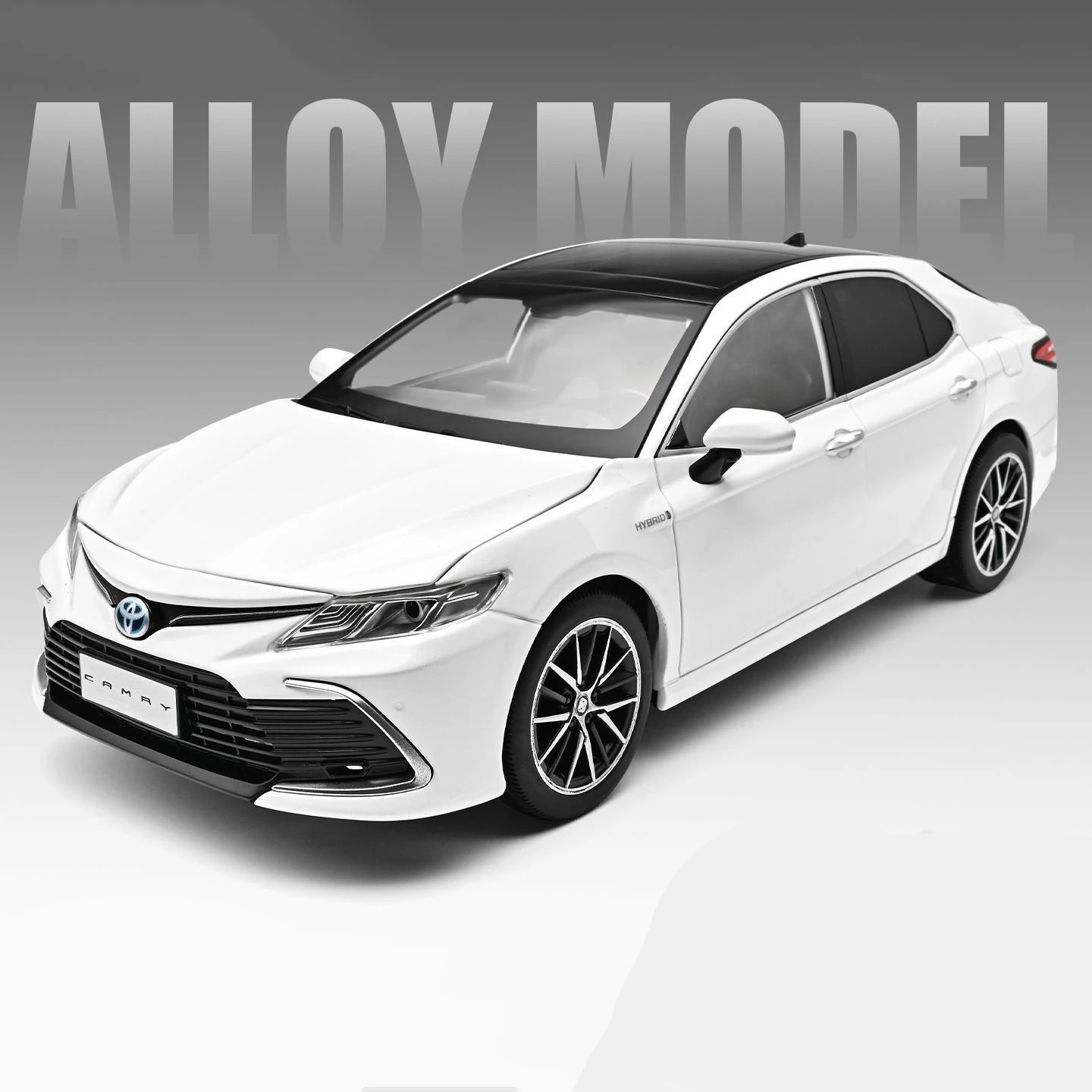 1:18 Toyota Camry 2023 Alloy Diecast Car Model Miniature Scale Model Car Gift