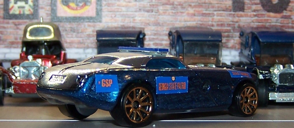 Hot Wheels- Georgia State Patrol, Custom Pursuit Cruser- “Built By “Watto!”