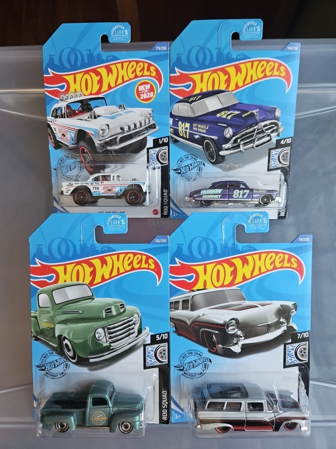 Hot Wheels ROD SQUAD lot of 4 (#204)