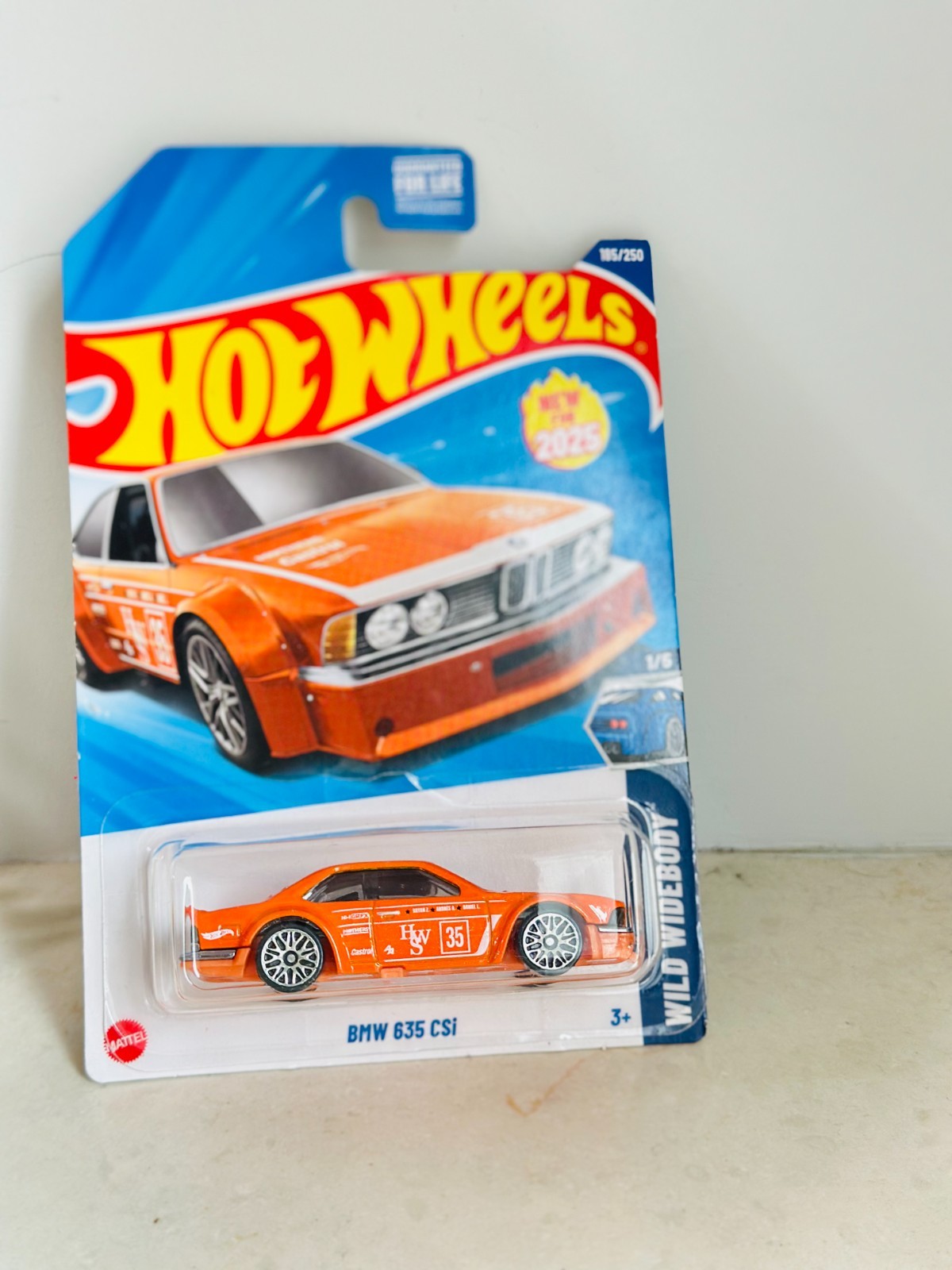 Hot Wheels BMW 635 CSi – Wild Widebody 185/250 – Orange