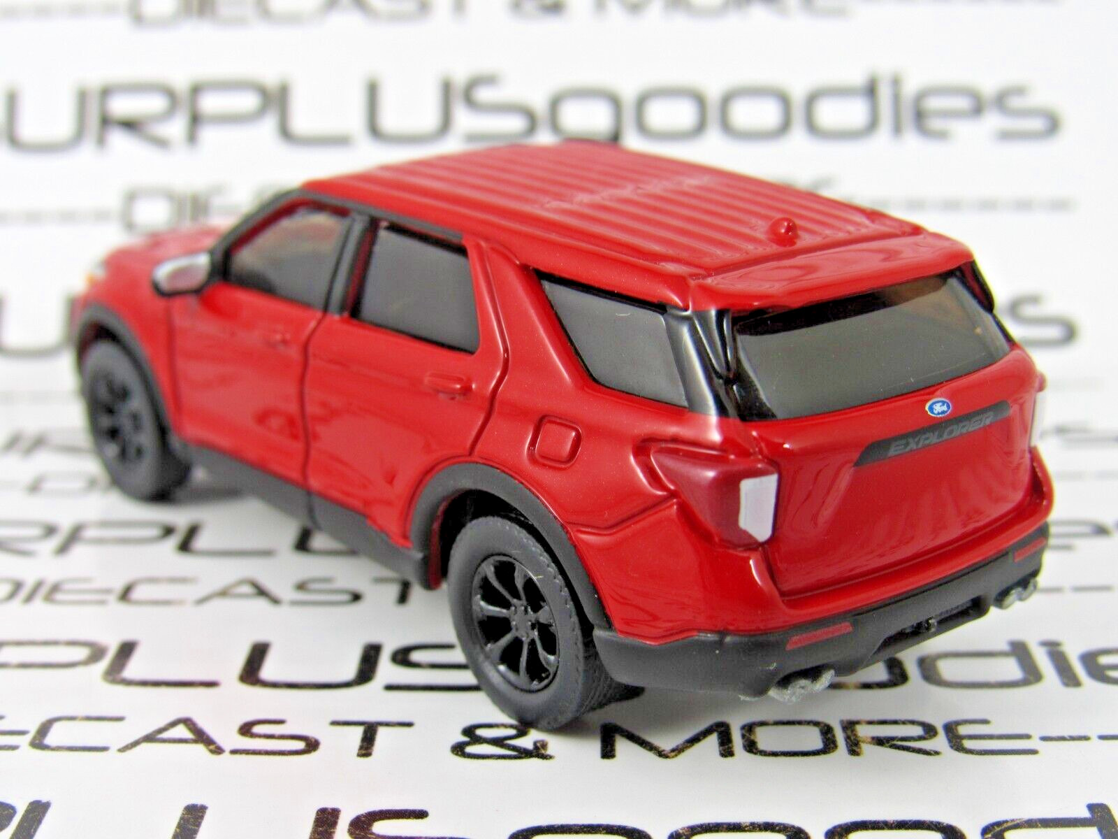 2023 Greenlight 1:64 LOOSE Showroom Floor R4: Red 2023 FORD EXPLORER ST SUV