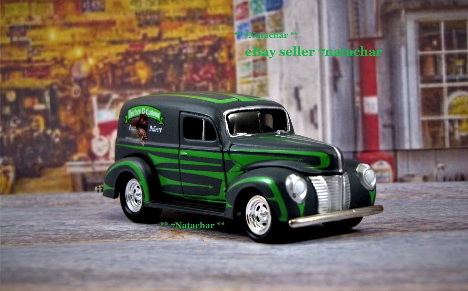 1940 Ford Panel Wagon Shop Parts Delivery Truck Model Classic Hot Rod C