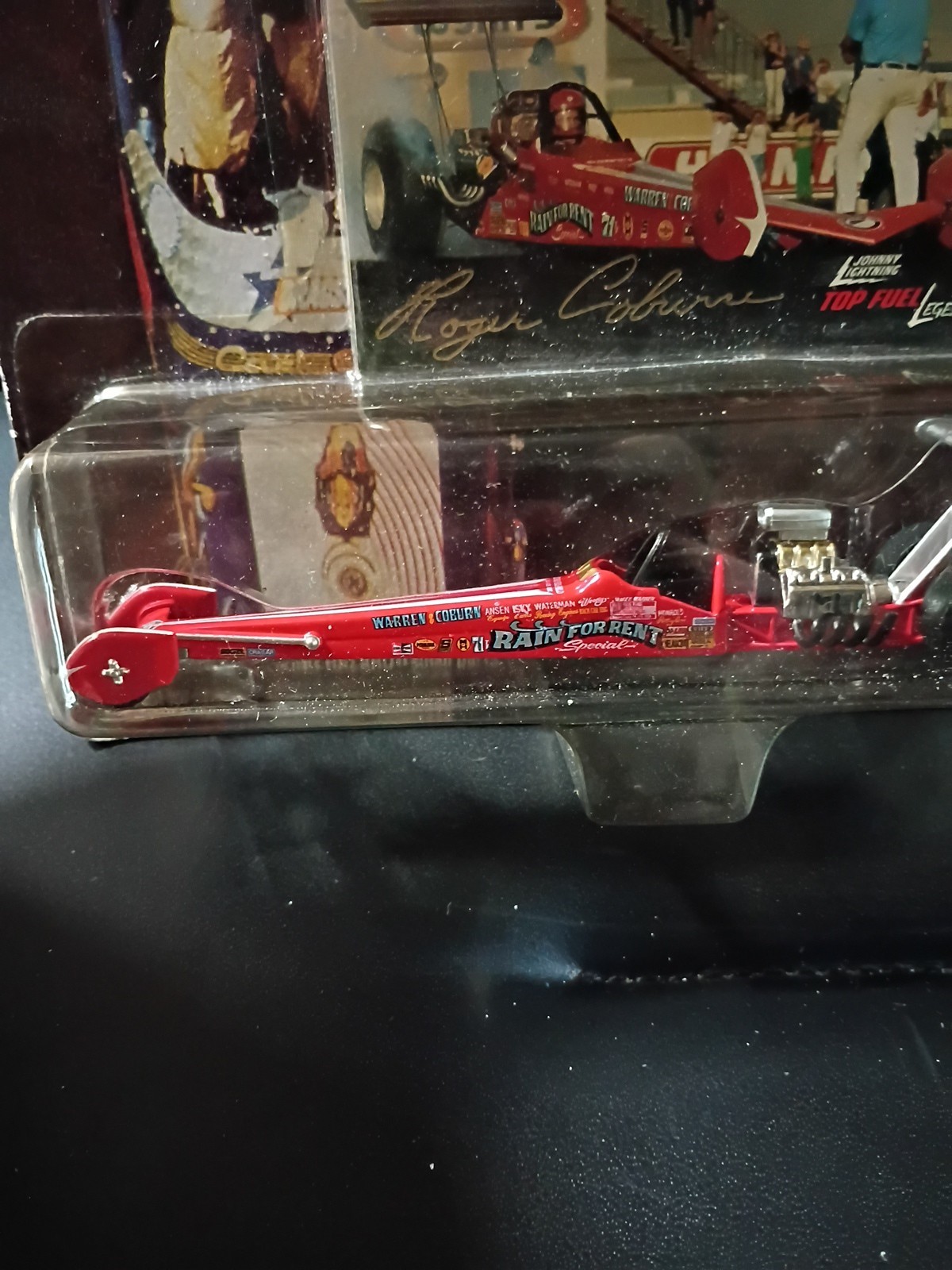 Johnny Lightning Top Fuel Rain For Rent 1998 & Praying Mantis LOT OF TWO