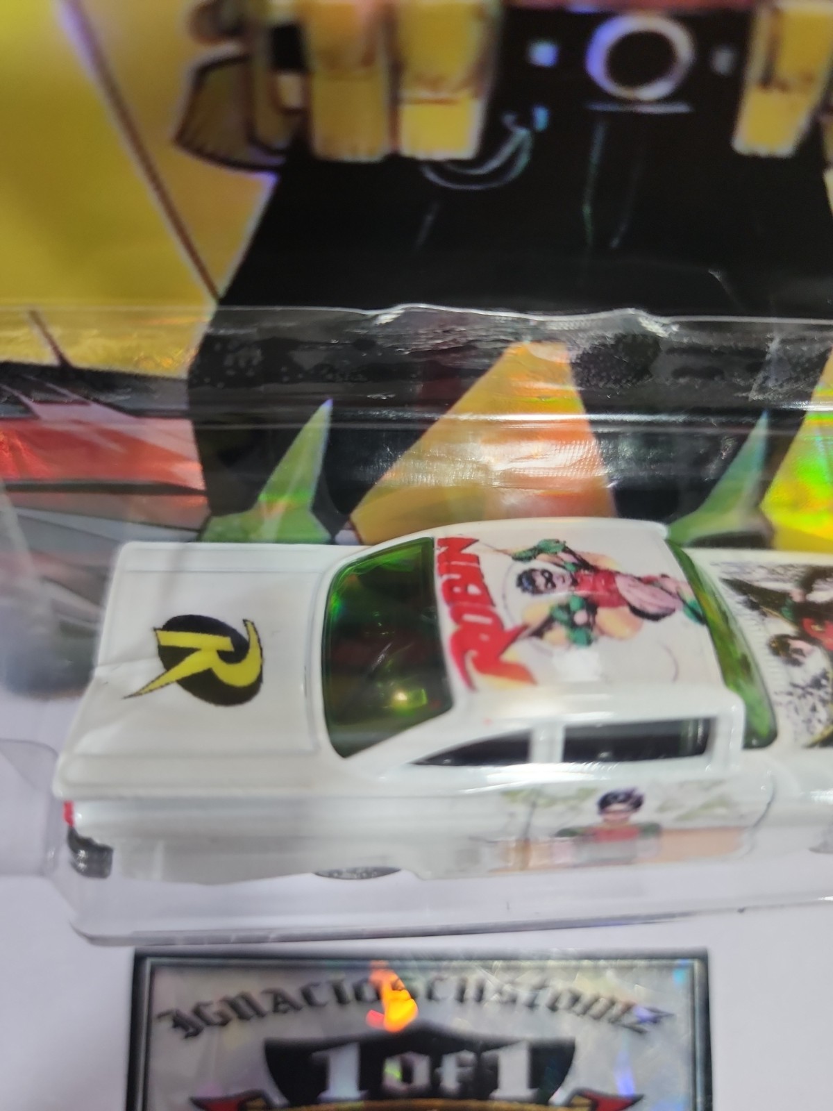 Hot Wheels ’59 Chevy Impala CUSTOM TIM DRAKE ROBIN THEME RESEALED CUSTOMIZED