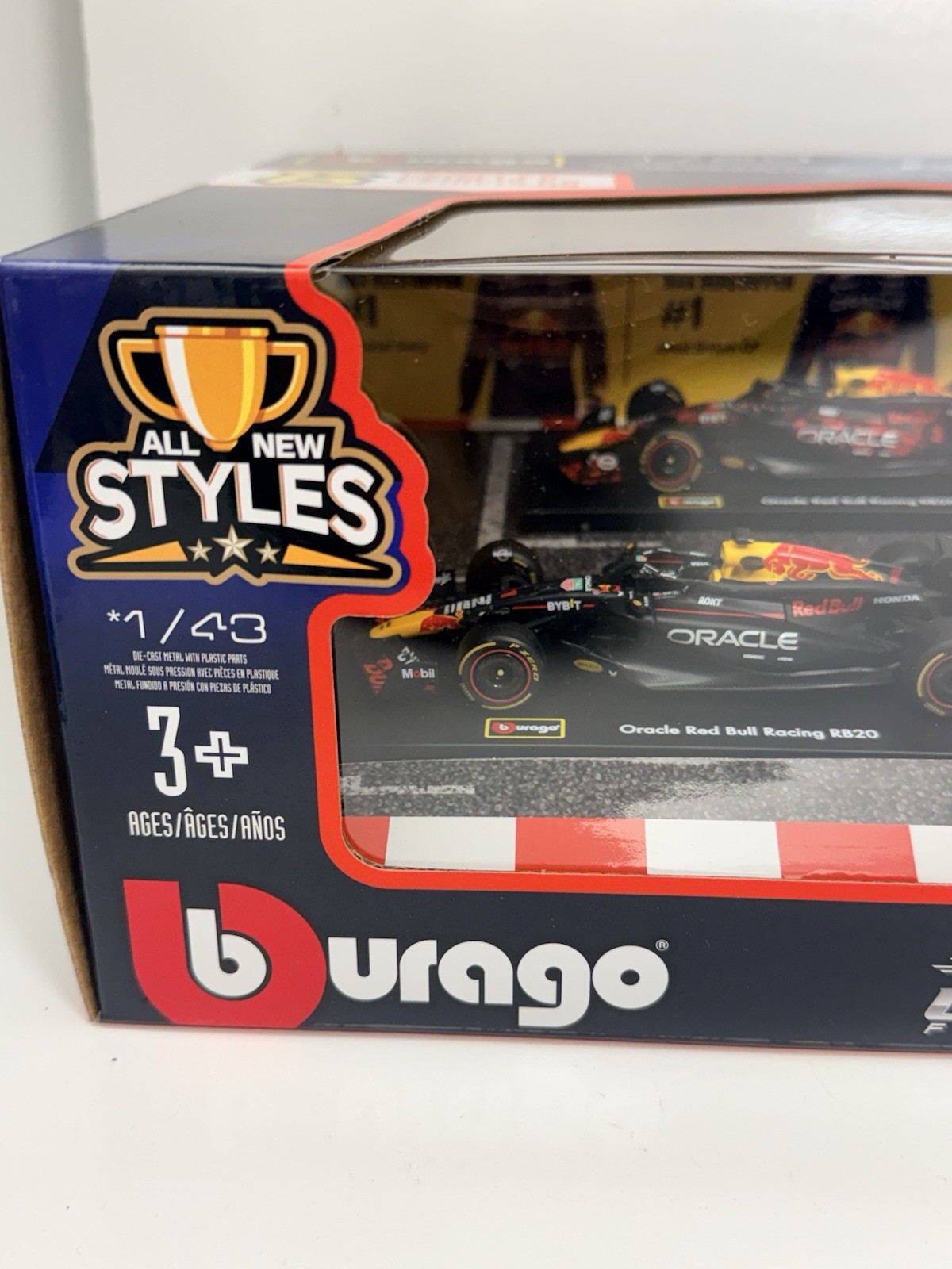 Bburago Red Bull Formula 1 F1 Die-Cast Model All New Styles Cars, Limited Burago