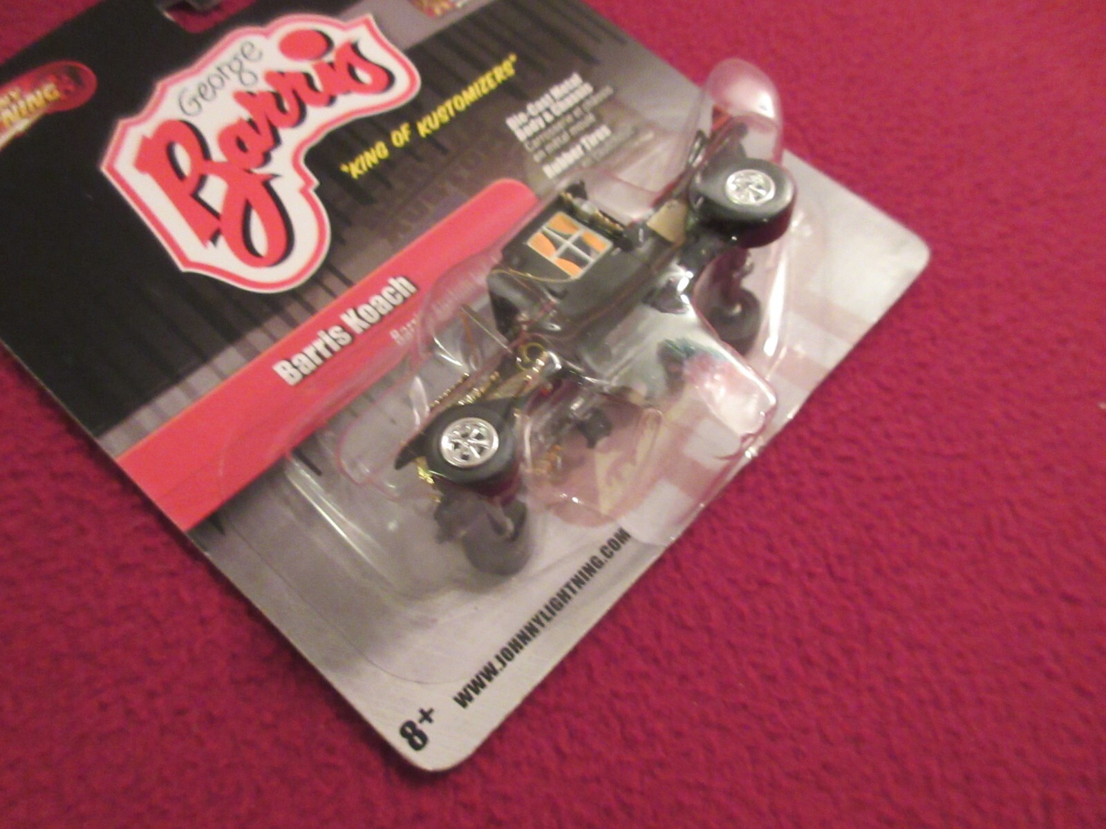 GEORGE BARRIS JOHNNY LIGHTNING ” BARRIS KOACH ” MINT ON CARD FACTORY SEALED