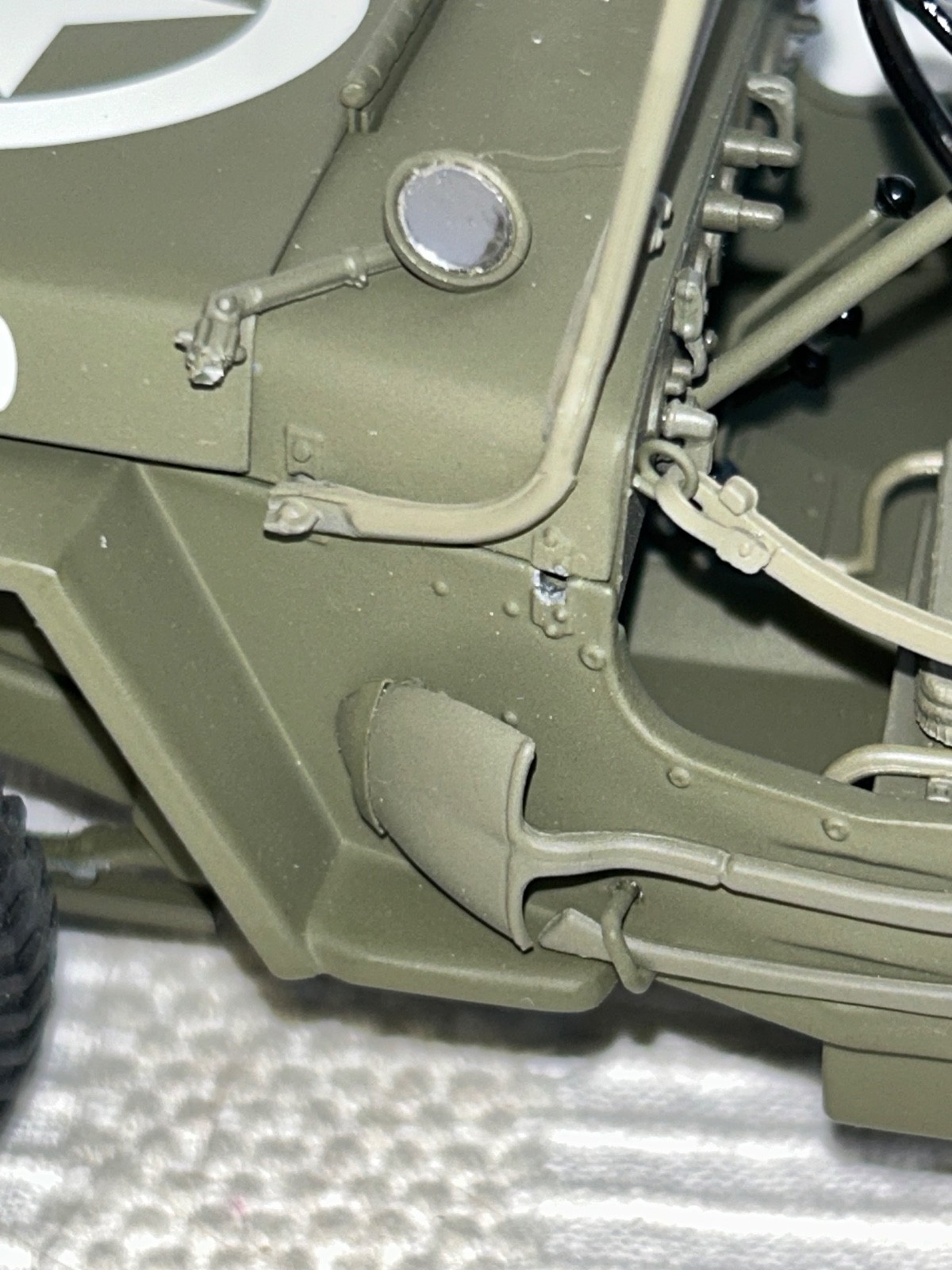 Danbury Mint 1:16 World War II WW2 Willy’s Scout Jeep Replica Die-Cast 1994