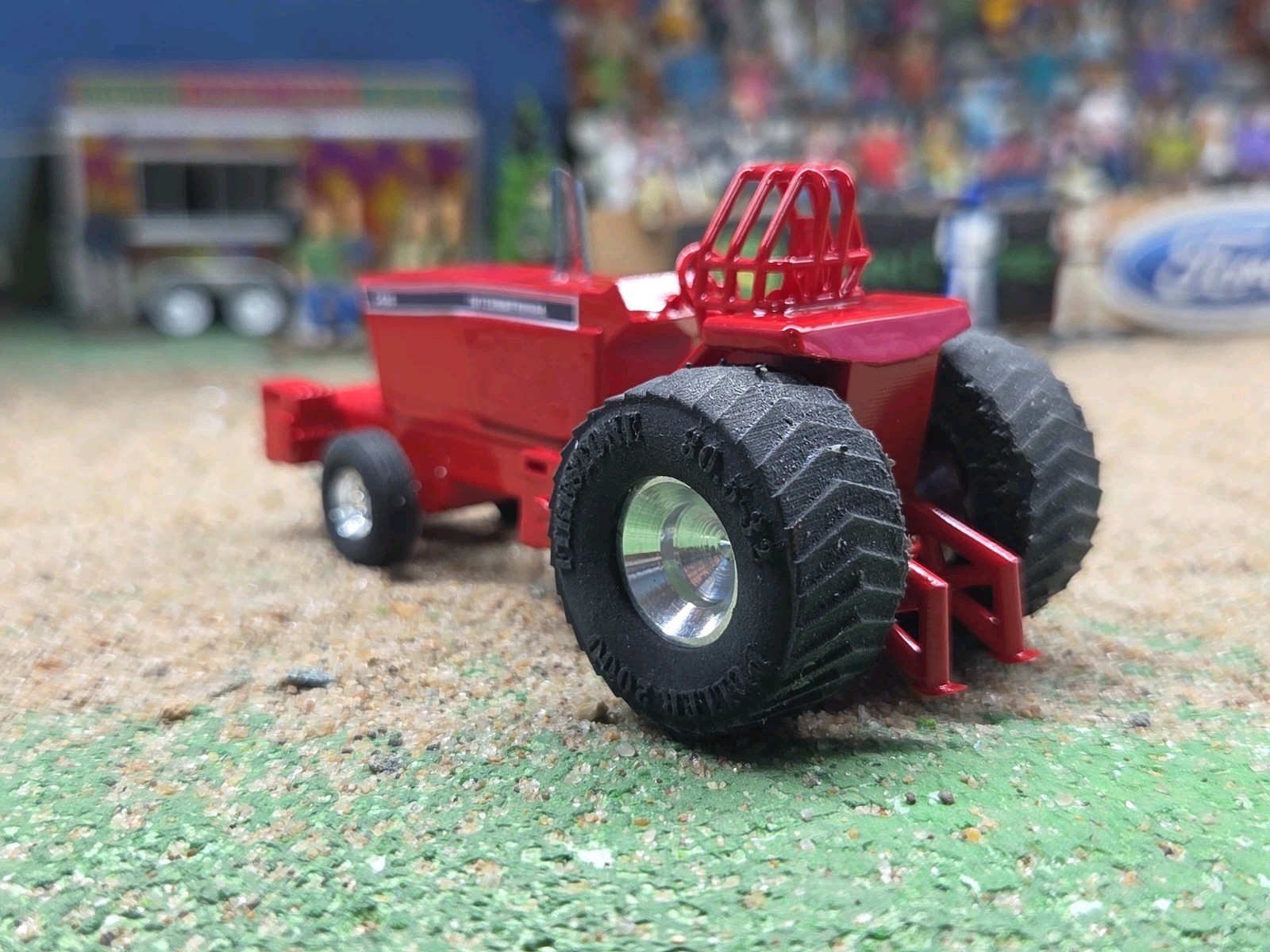 CASE IH International1:64 CUSTOM built TRACTOR pulling PULLER HOT ROD ertl Farm