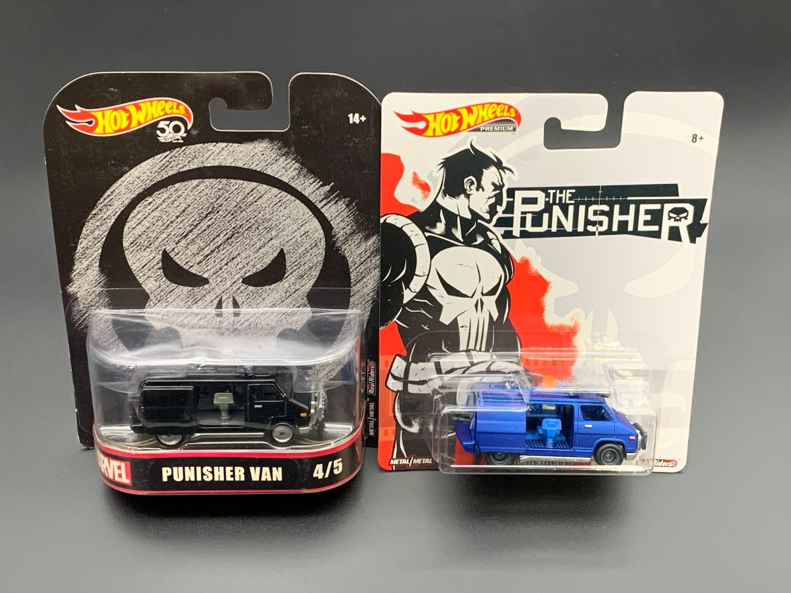 Hot Wheels Marvel Comics The Punisher (FLD29) & 2019 Punisher Van (FYP70) (15)