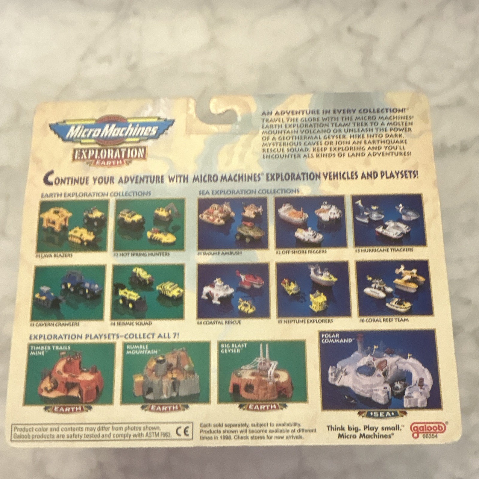 Micro Machines Exploration Earth #1 Lava Blazers Mini Vehicle Set Unopened Box