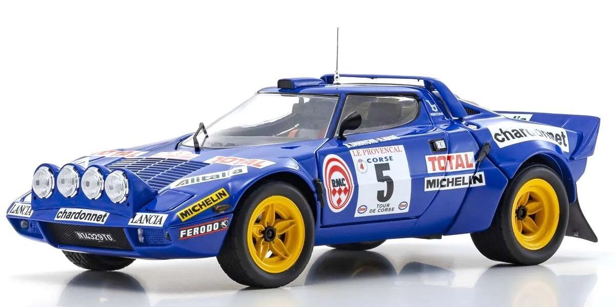 KYOSHO ORIGINAL 1/18scale Lancia Stratos HF 1976 Tour de Corse #5 No.KS08130C