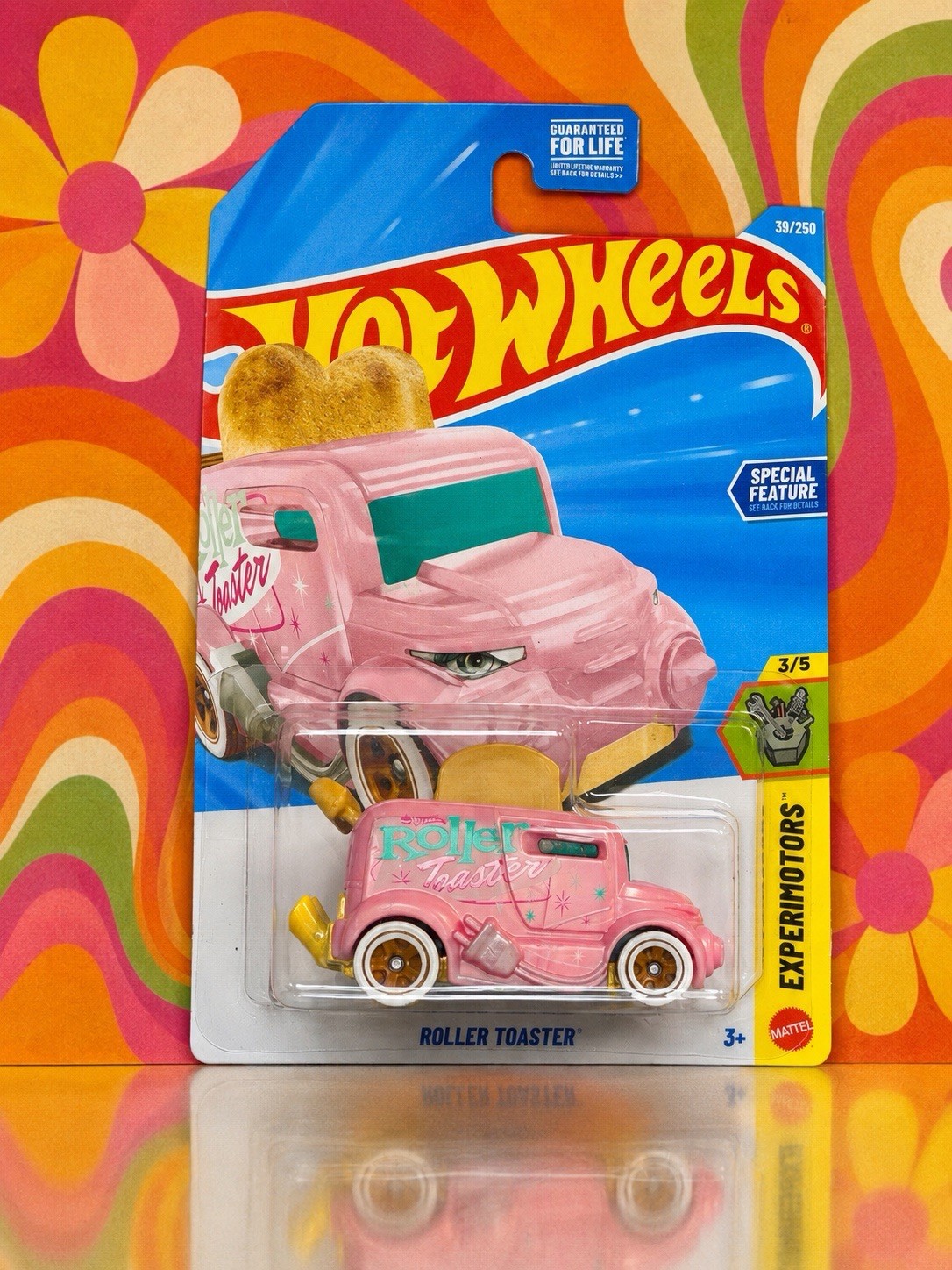 🔥 2026 Hot Wheels Roller Toaster Experimotors Pink Van🔥