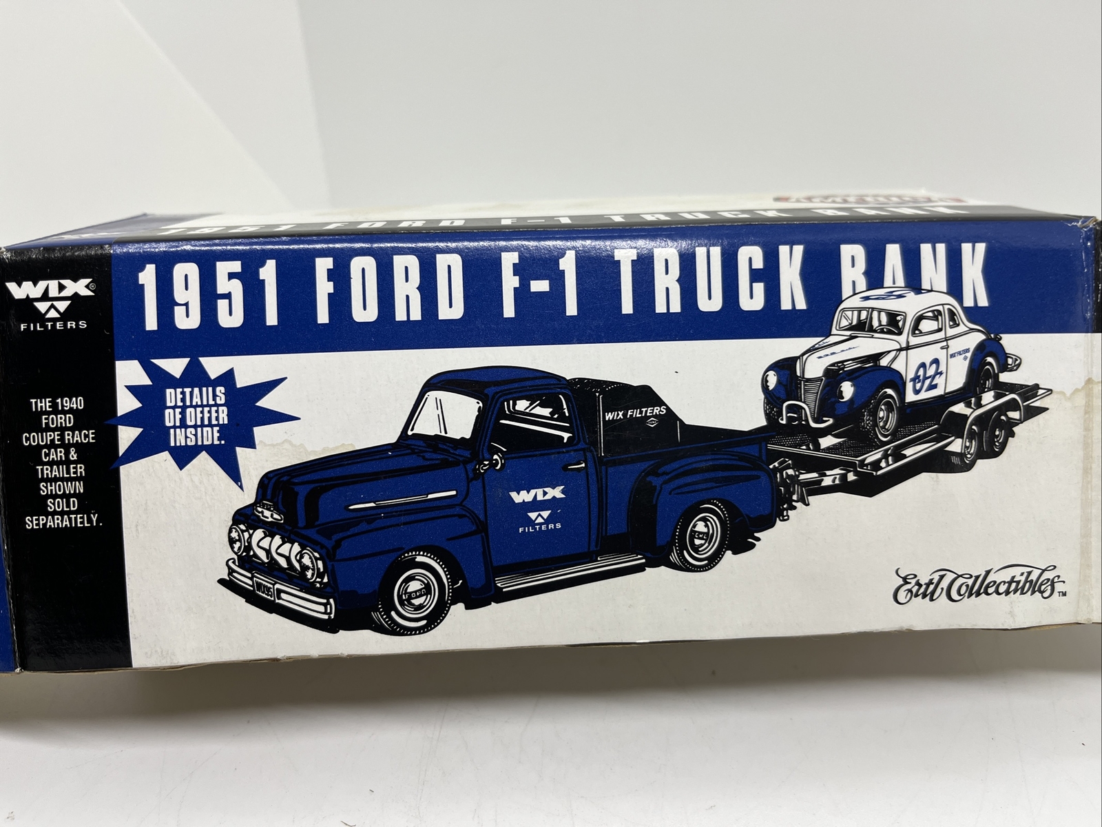 1951 Ford F-1 Pickup Truck Bank WIX Filters ERTL Collectibles Bank 1995 *READ*