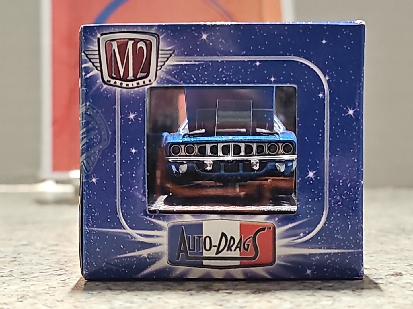 M2 Machines Auto-Drags 1971 Plymouth Cuda 383 1:64 Scale Diecast Car