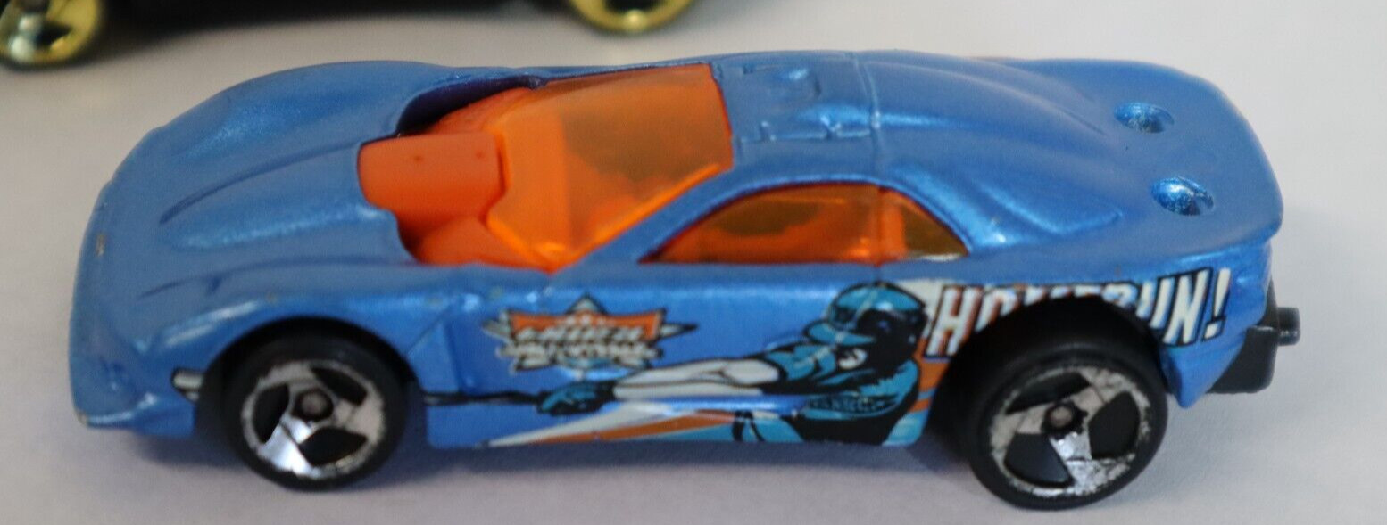 VTG Hot Wheels 1992 Jaquar Black 1998 Jaquar Blue 1996 Callaway Blue Lot of 3