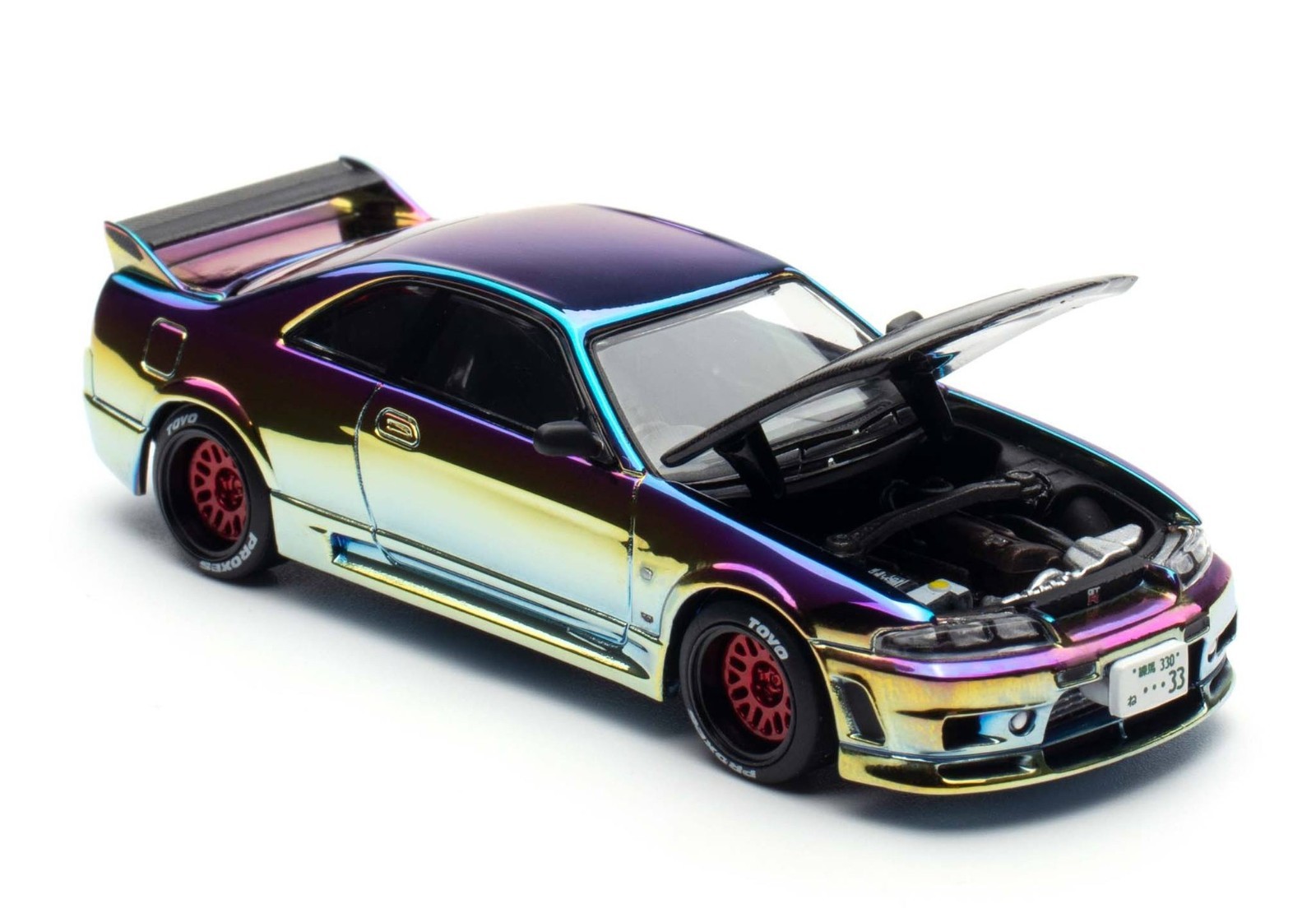 Pop Race Xcartoys 1:64 Nissan Skyline GT-R R33 Magic Color APAxpo 2025 PR640427
