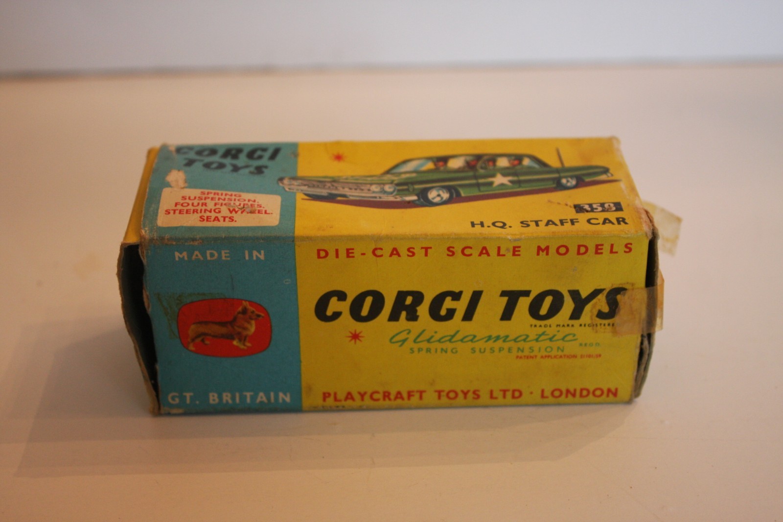 Corgi 358 U.S Oldsmobile H.Q Staff Car in Original Box