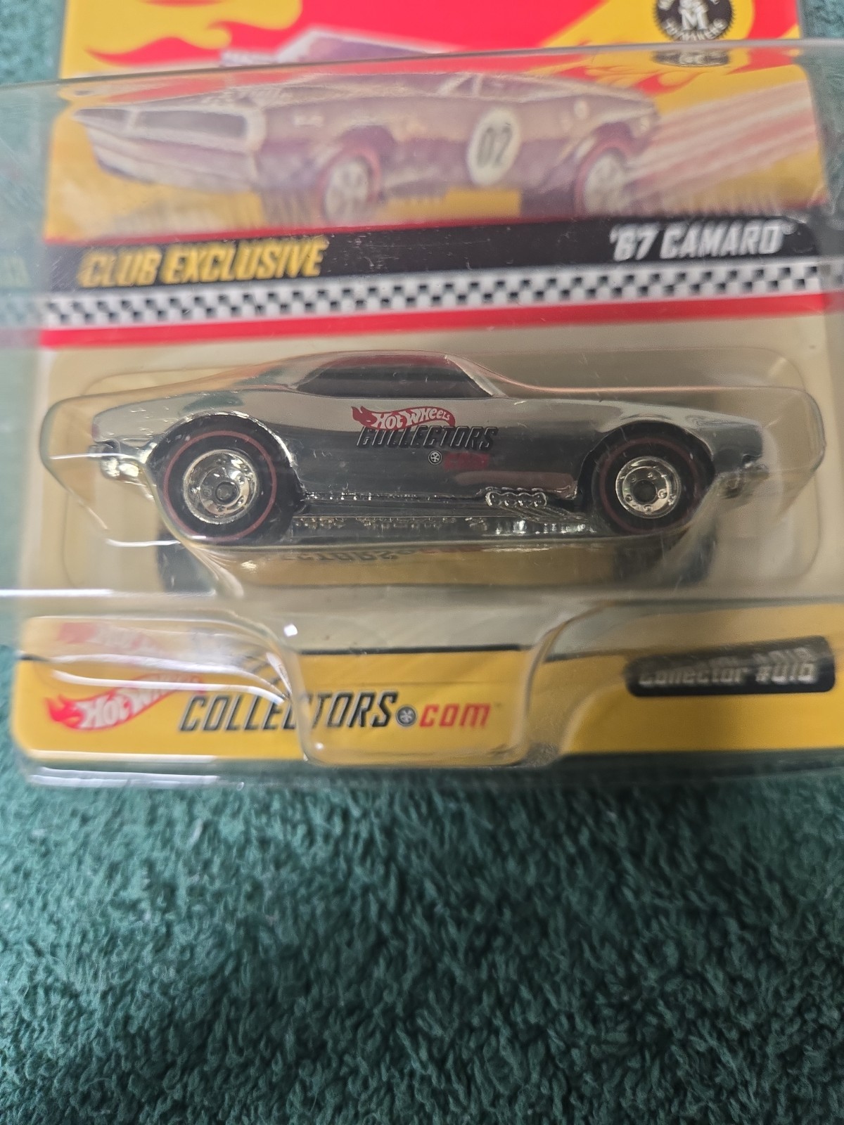 Hot Wheels Collectors ’67 Camaro Diecast 1:64 Chevrolet Black Silver Limited Ed…