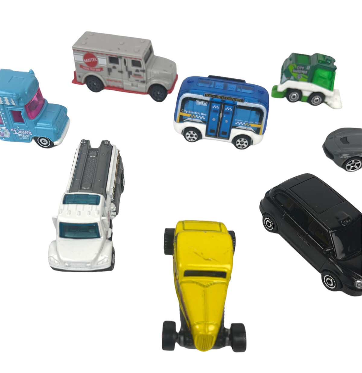 Mixed Lot of 22 Diecast & Plastic Toy Cars Matchbox Hot Wheels