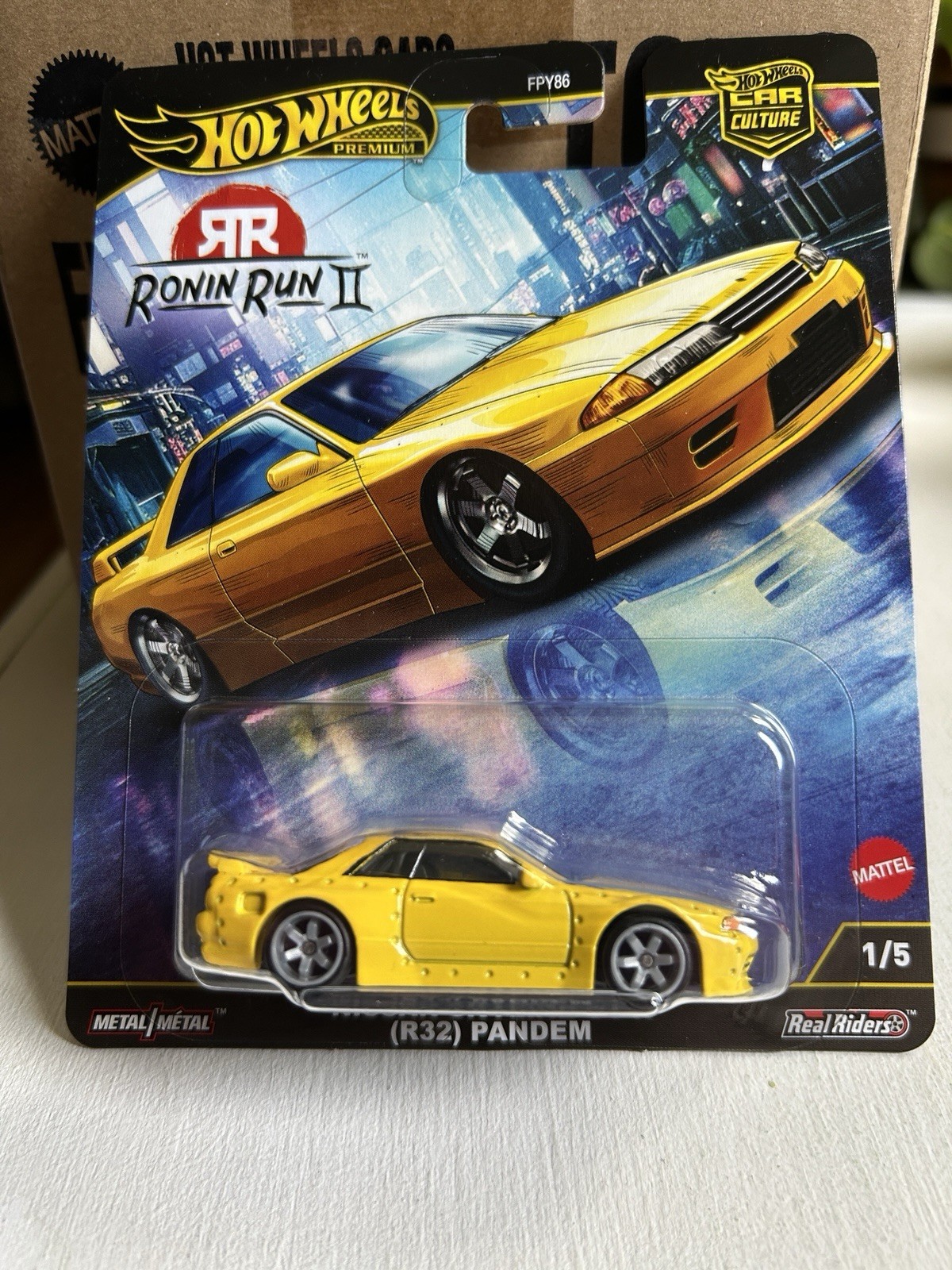 Hot Wheels Nissan R32 GT-R Pandem Yellow Ronin Run 2 – Car Culture