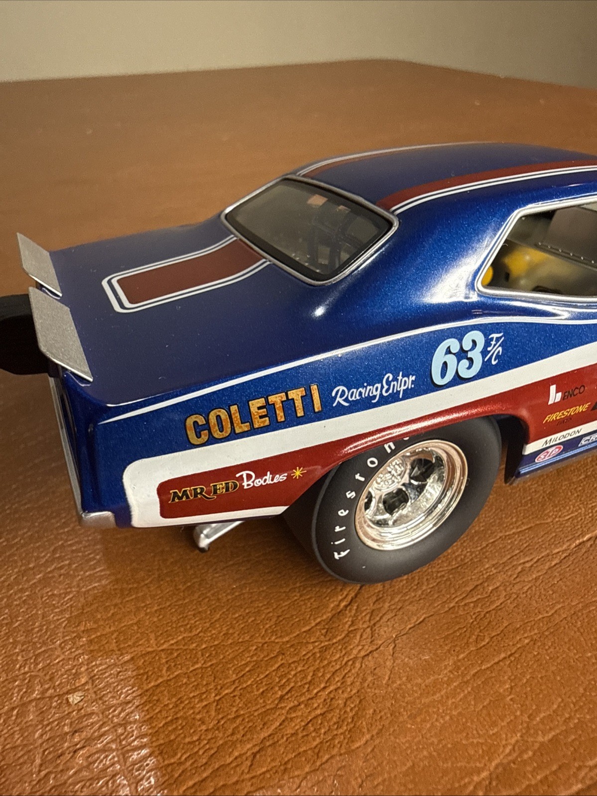RARE 1320 THE FLOPPERS 1971 PLYMOUTH CUDA “WHIPPLE & McCULLOCH” 1:24 SCALE