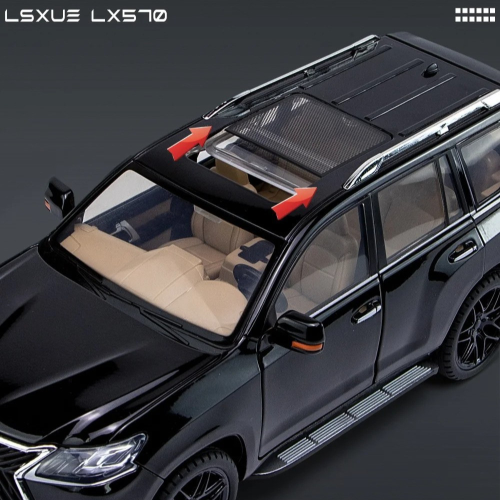 1:18 LEXUS LX570 Off-Road Car Diecast Alloy Metal Model Collection Kids Gift NEW