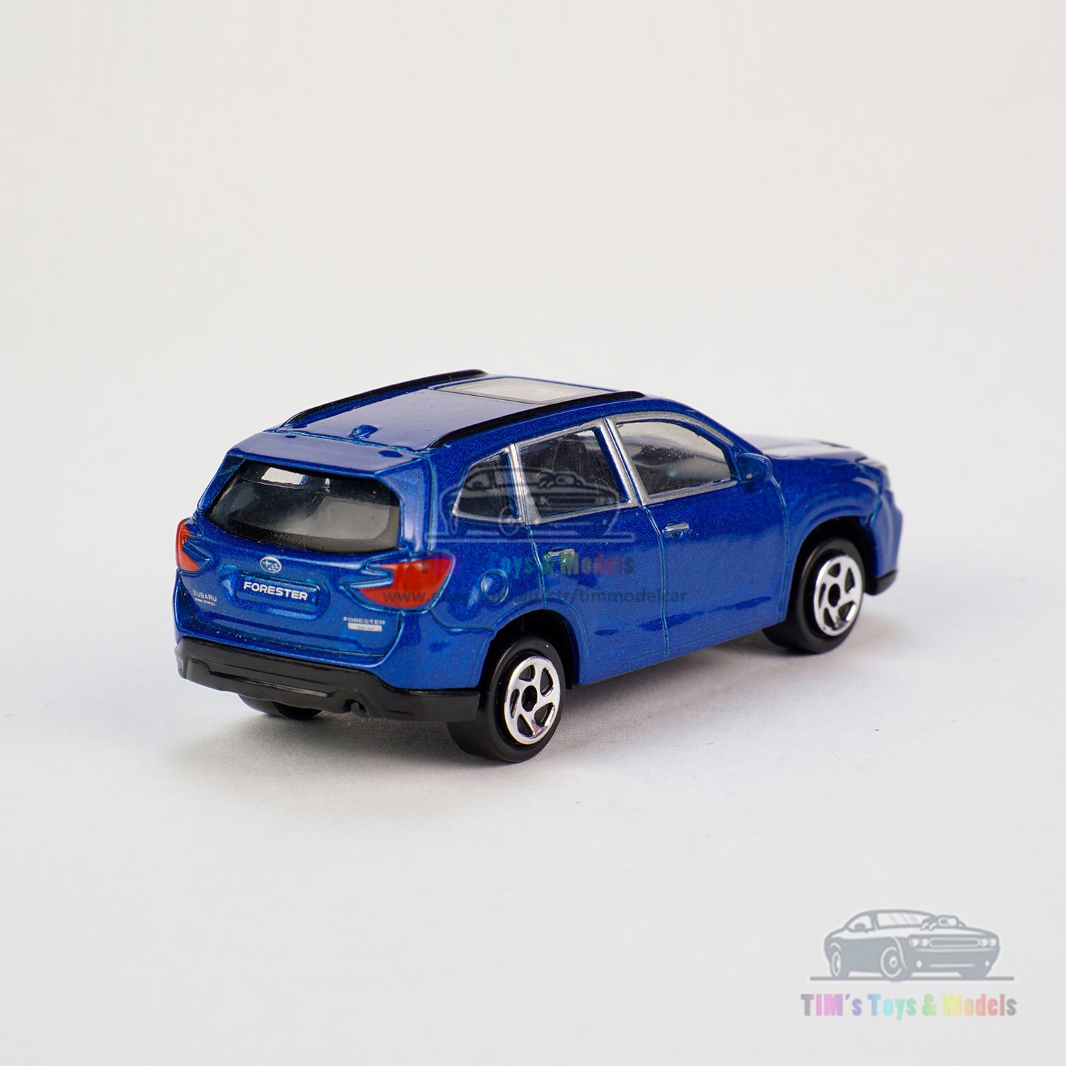 1/64 Subaru Forester Model Car Alloy Diecast Toy Vehicle Collection Gift Blue