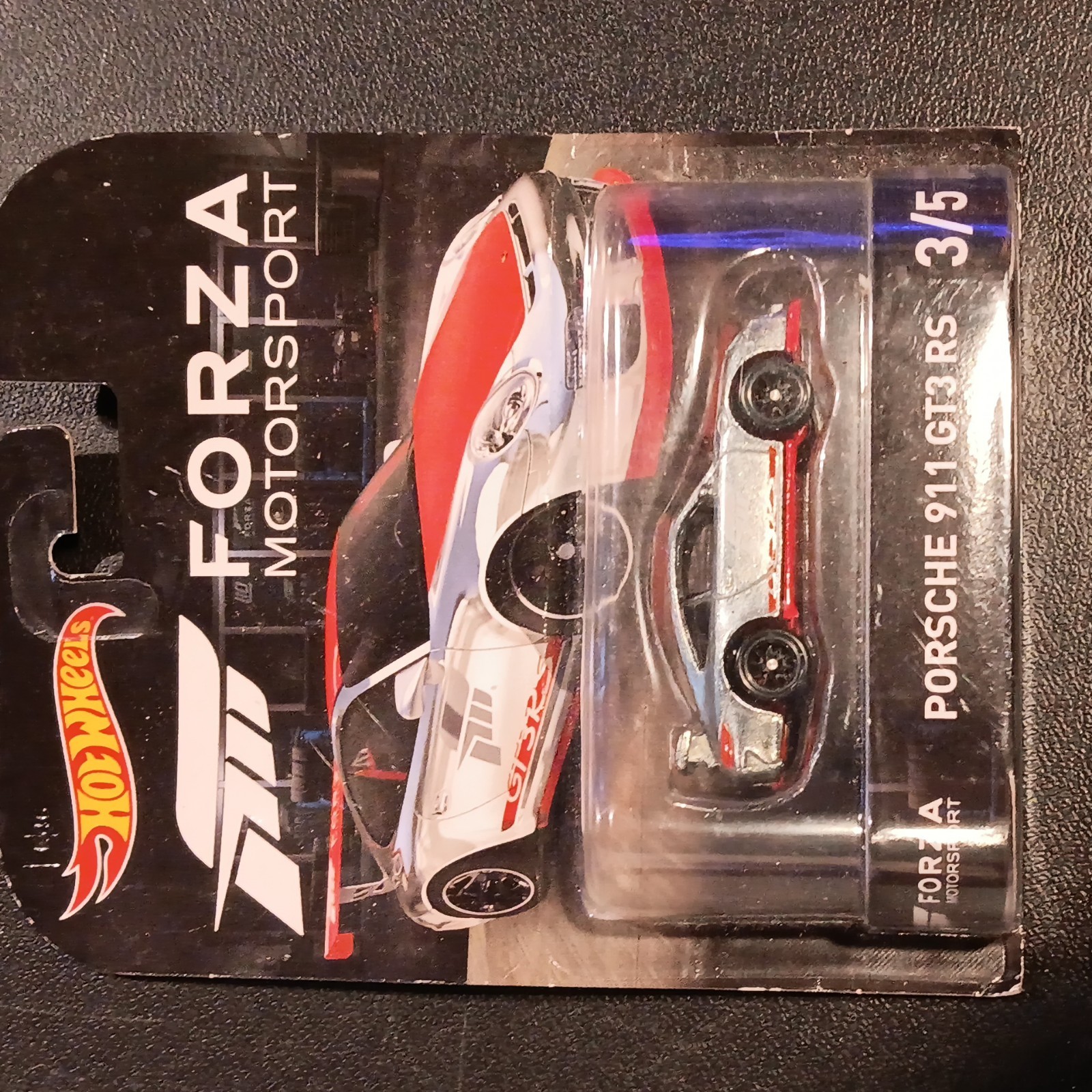 Hot Wheels Premium Forza Motorsport – PORSCHE 911 GT3 RS silver