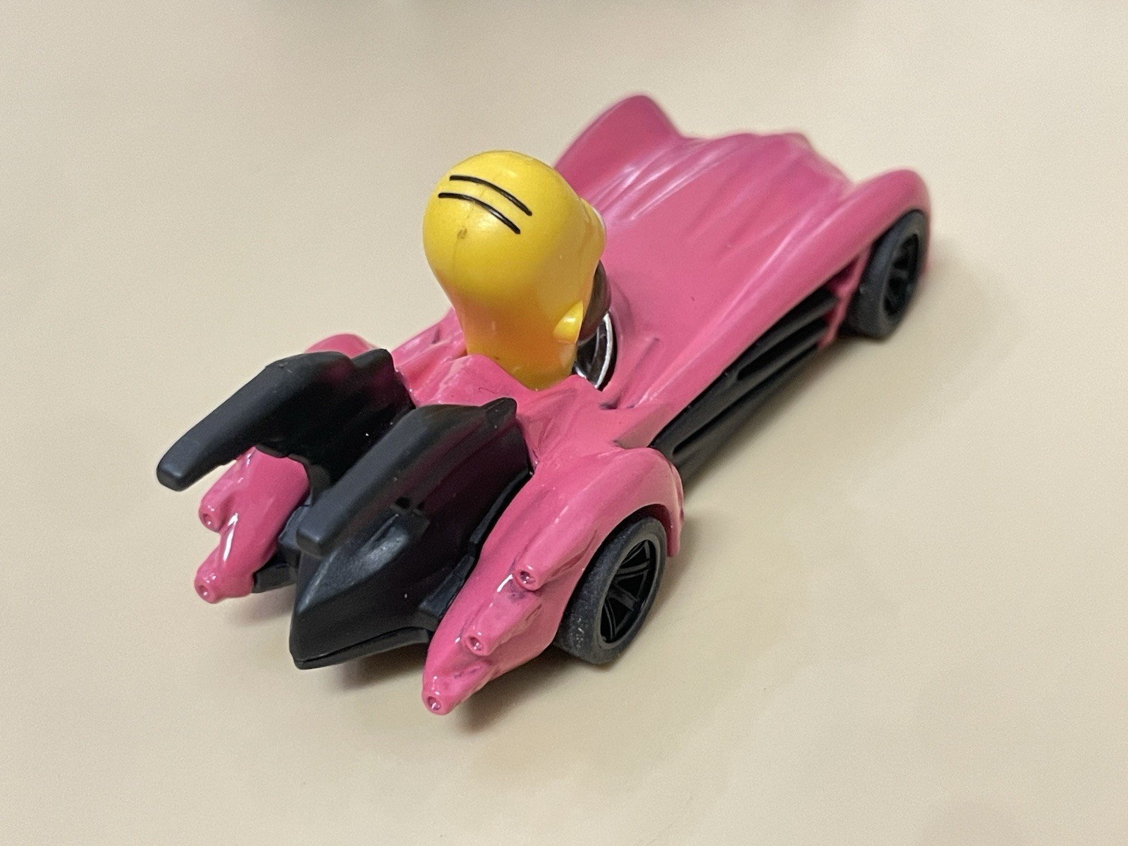 Hot Wheels The Simpsons Family Batmobile CUSTOM + CUSTOM Bartmobile