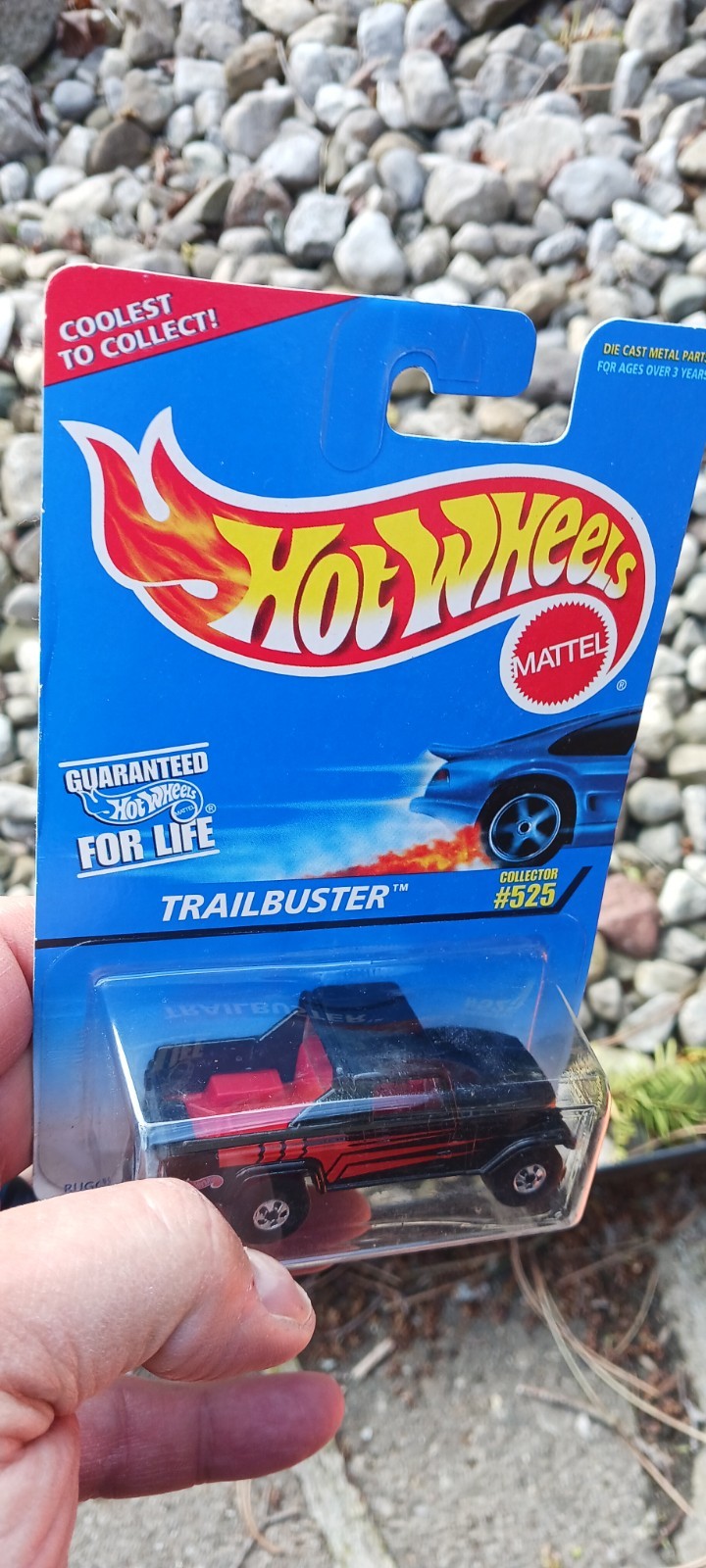 Hot Wheels N.I.P. new in package 1997 TRAILBUSTER JEEP #525 H.t.f. Mattel Rare